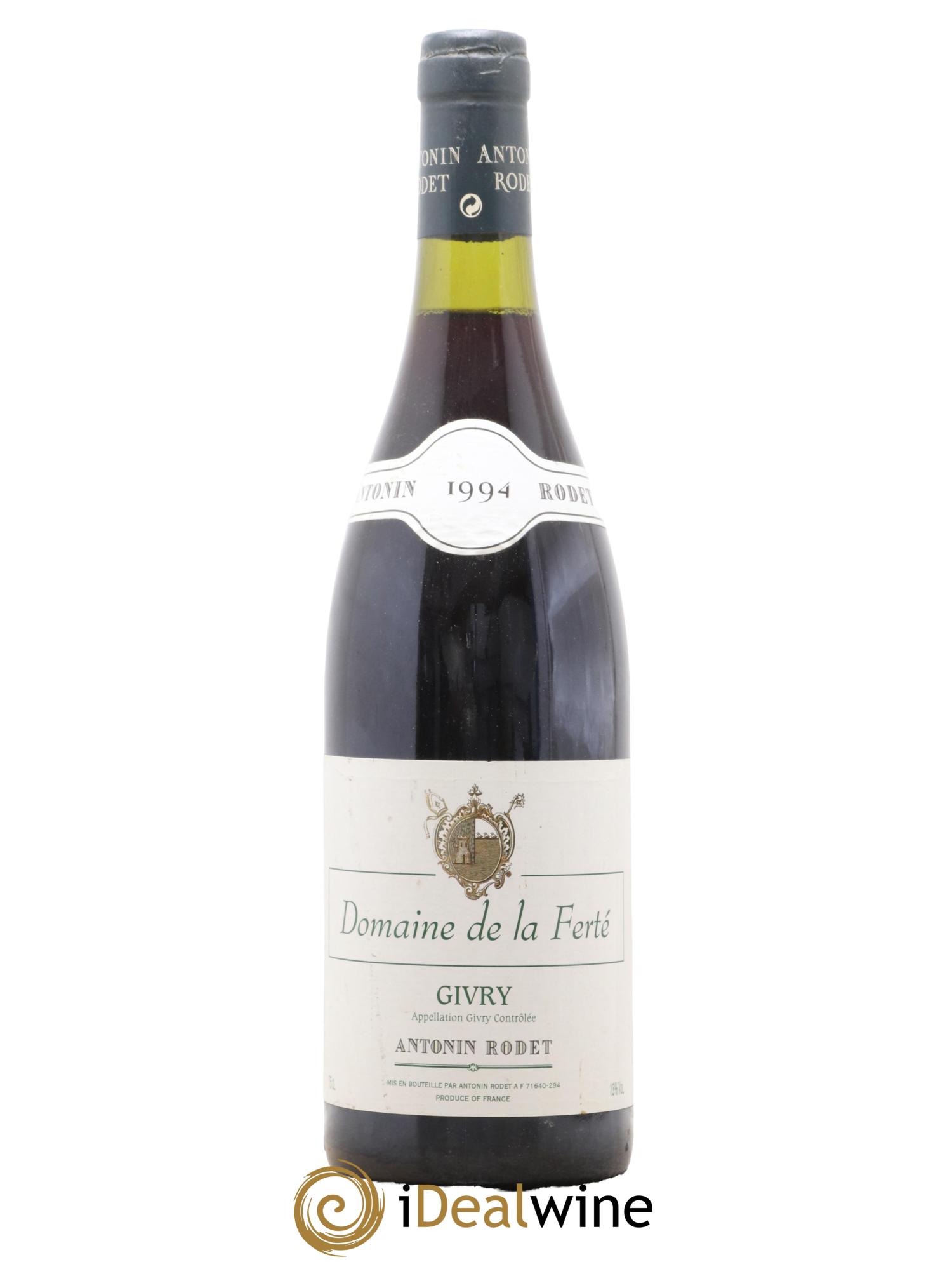Givry Antonin Rodet Domaine De La Ferte 1994 - Lot de 1 bouteille - 0