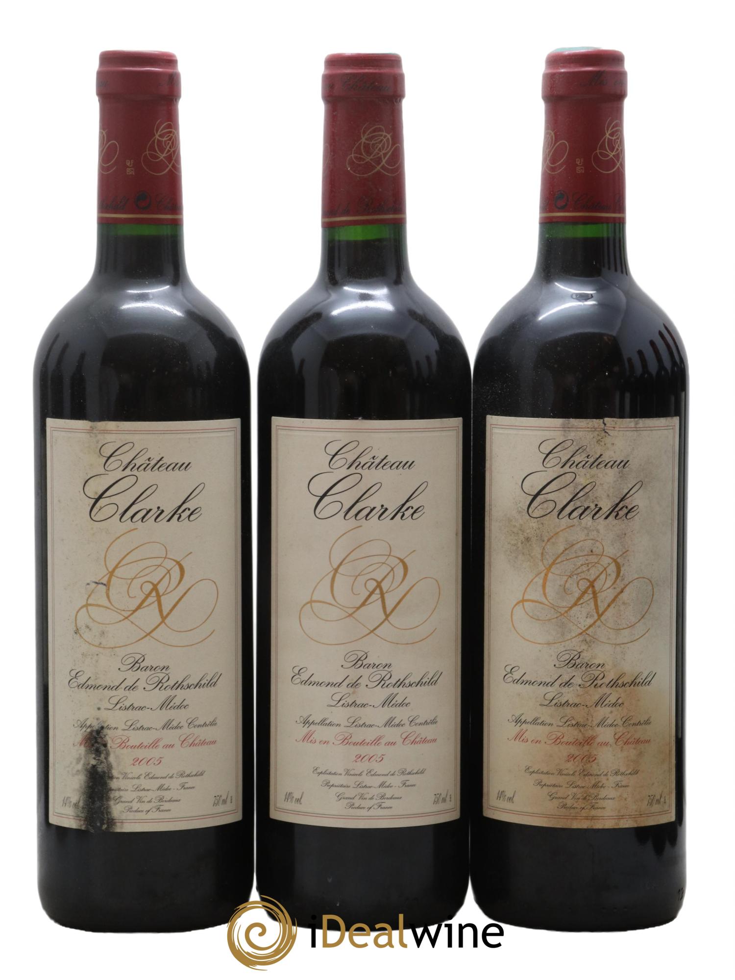 Château Clarke  2005 - Lotto di 12 bottiglie - 3