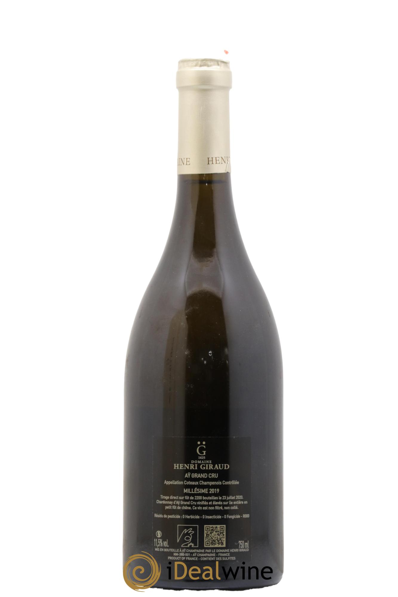 Coteaux Champenois Cuvée de Croix Courcelles Domaine Henri Giraud 2019 - Lot de 1 bouteille - 2