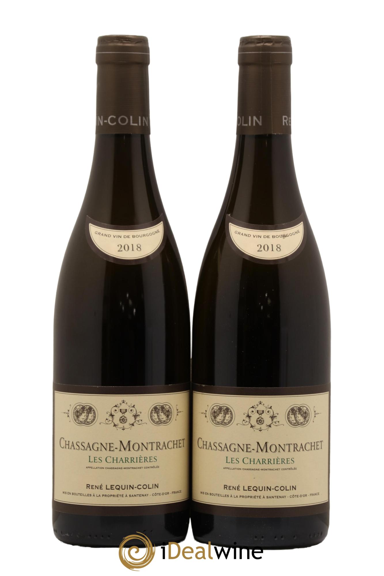 Chassagne-Montrachet Les Charrieres Domaine Rene Lequin Colin 2018 - Lot de 2 bouteilles - 0