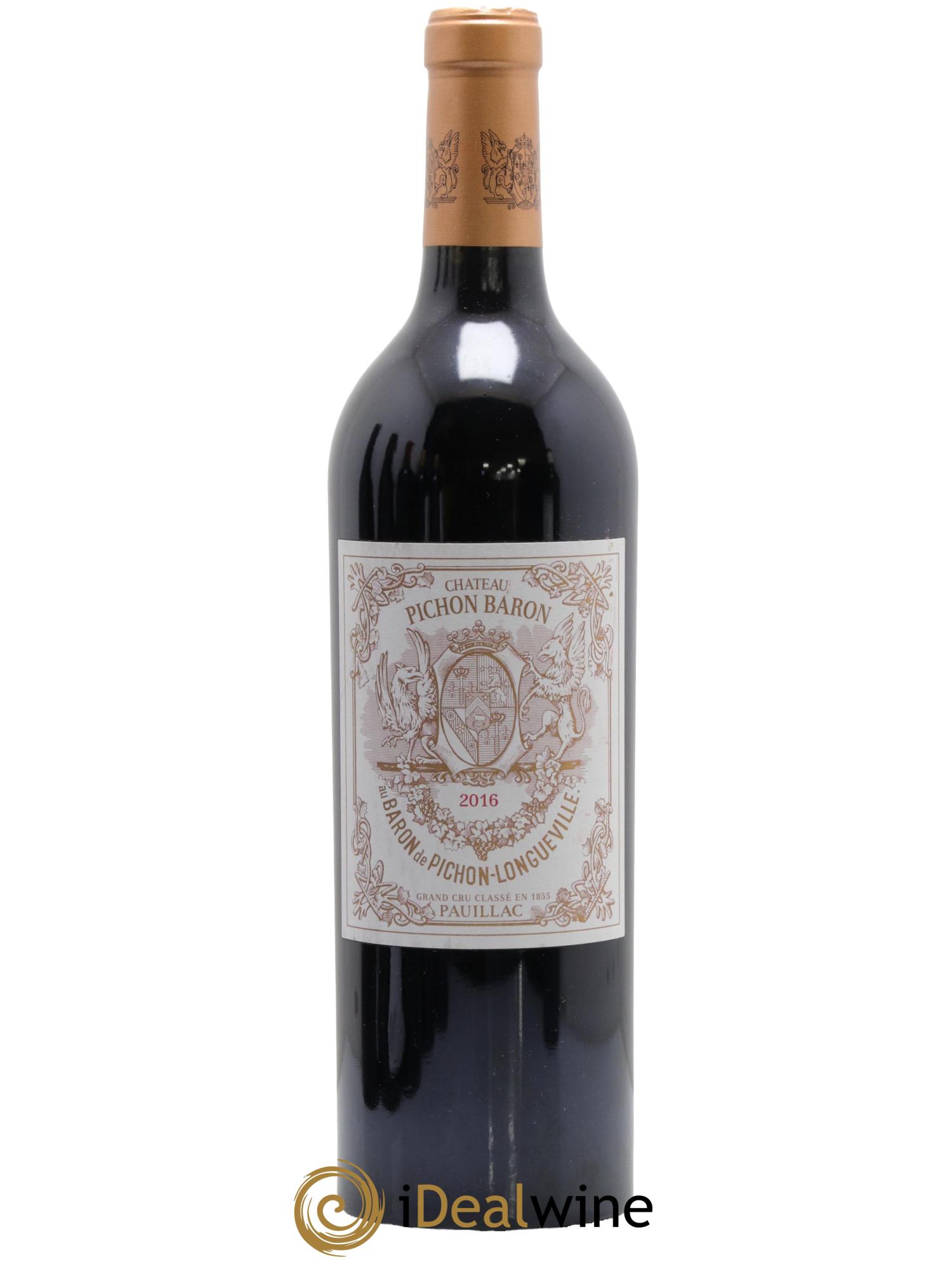 Pichon Longueville Baron 2ème Grand Cru Classé 2016 - Lot de 1 bouteille - 0