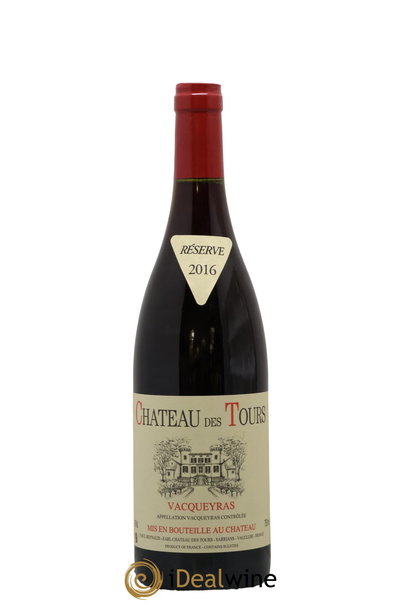 Vacqueyras Château des Tours Emmanuel Reynaud 2016 - Lotto di 1 bottiglia - 0