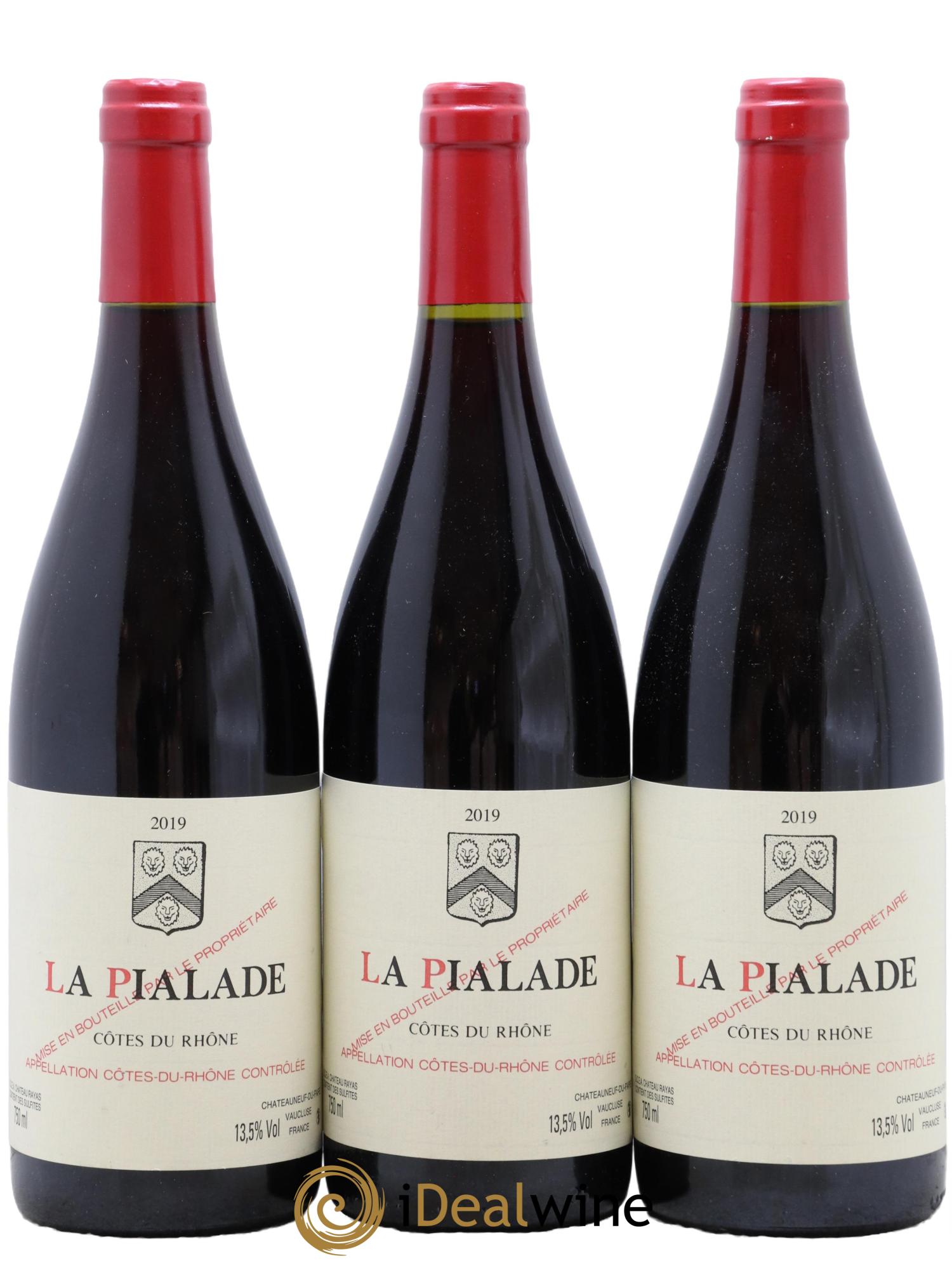Côtes-du-Rhône La Pialade Emmanuel Reynaud 2019 - Lot de 3 bouteilles - 0