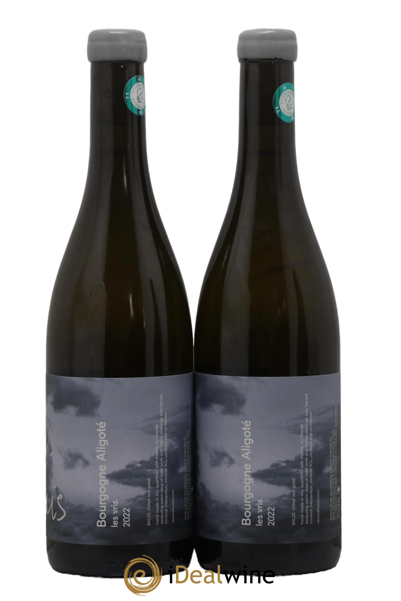 Bourgogne Aligoté Les Vris Si Tu Sais 2022 - Lot de 2 bouteilles - 1