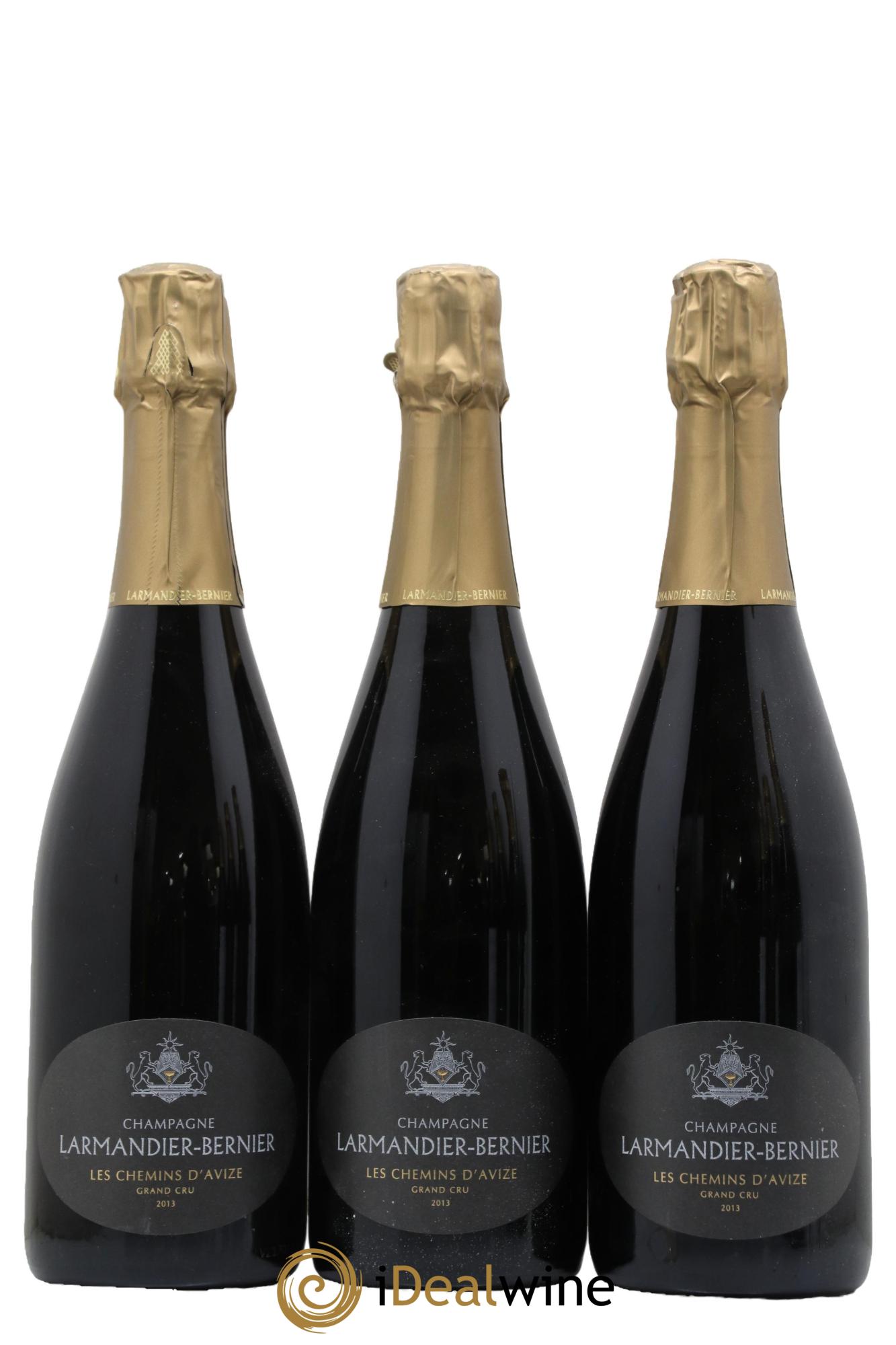 Les Chemins d'Avize Grand Cru Extra-Brut Larmandier-Bernier 2013 - Lot de 3 bouteilles - 0