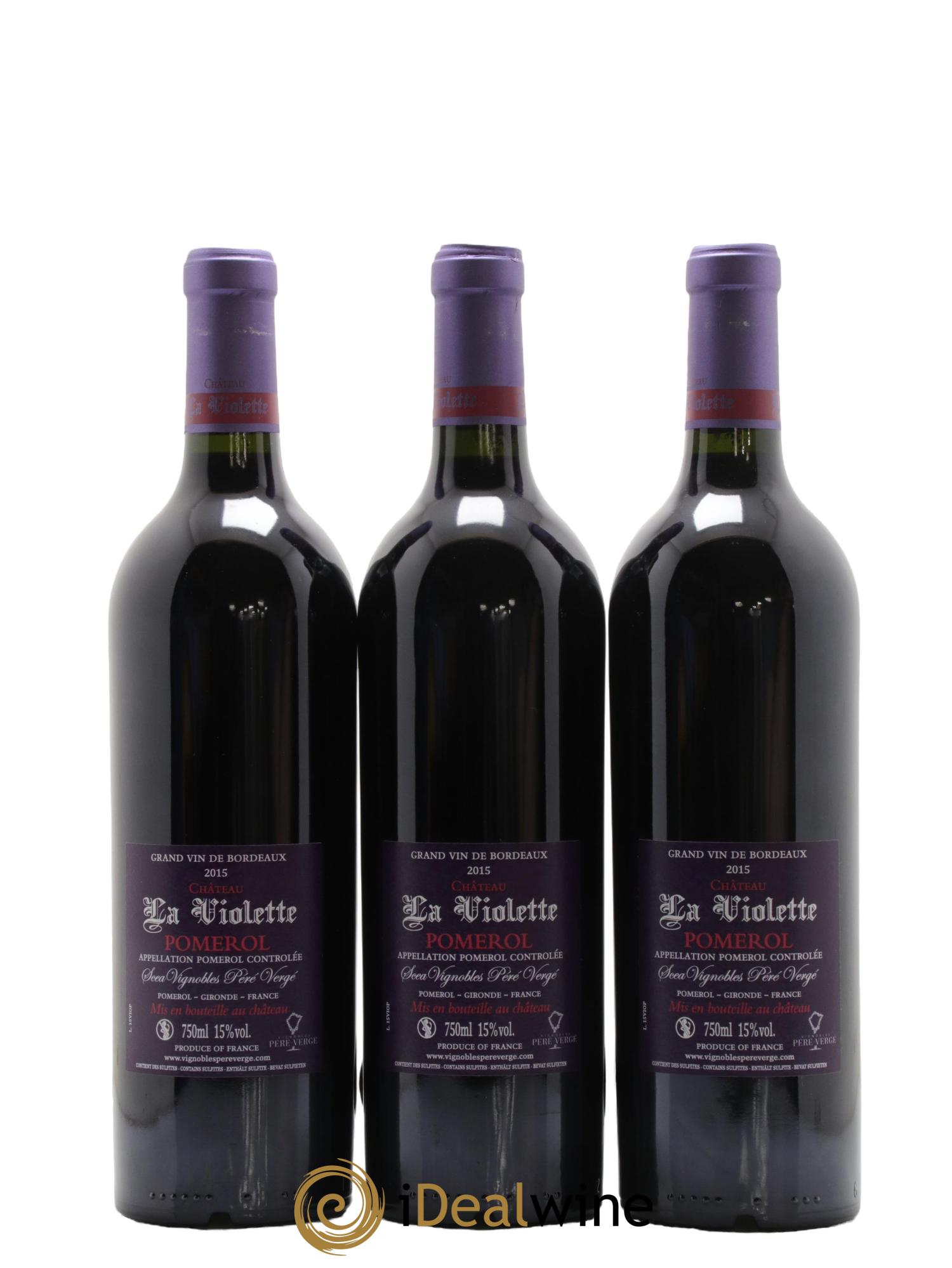 Château la Violette  2015 - Lot de 6 bouteilles - 4