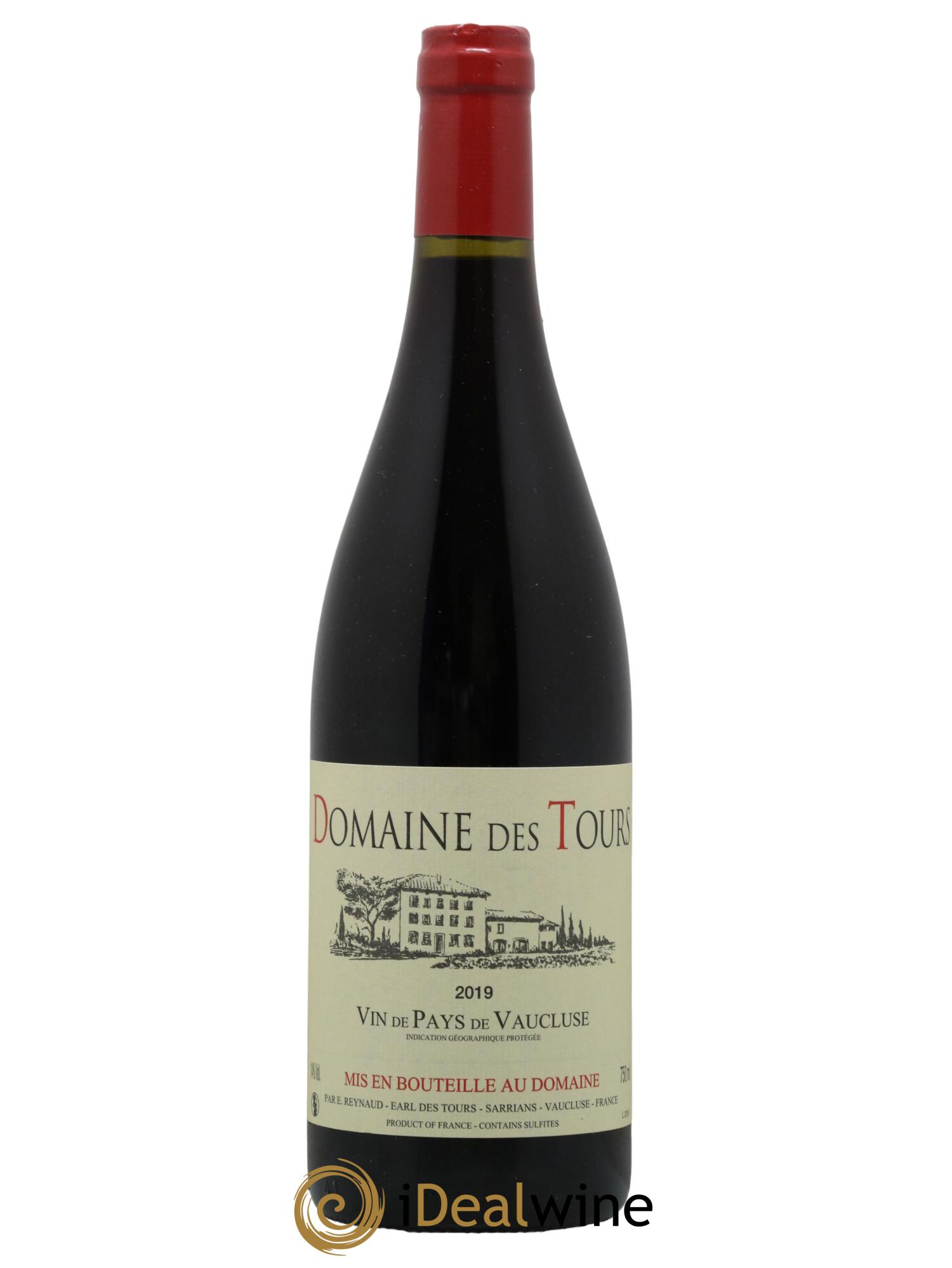 Vaucluse (Vin de Pays de Vaucluse) Domaine des Tours Emmanuel Reynaud 2019 - Lot de 1 bouteille - 0