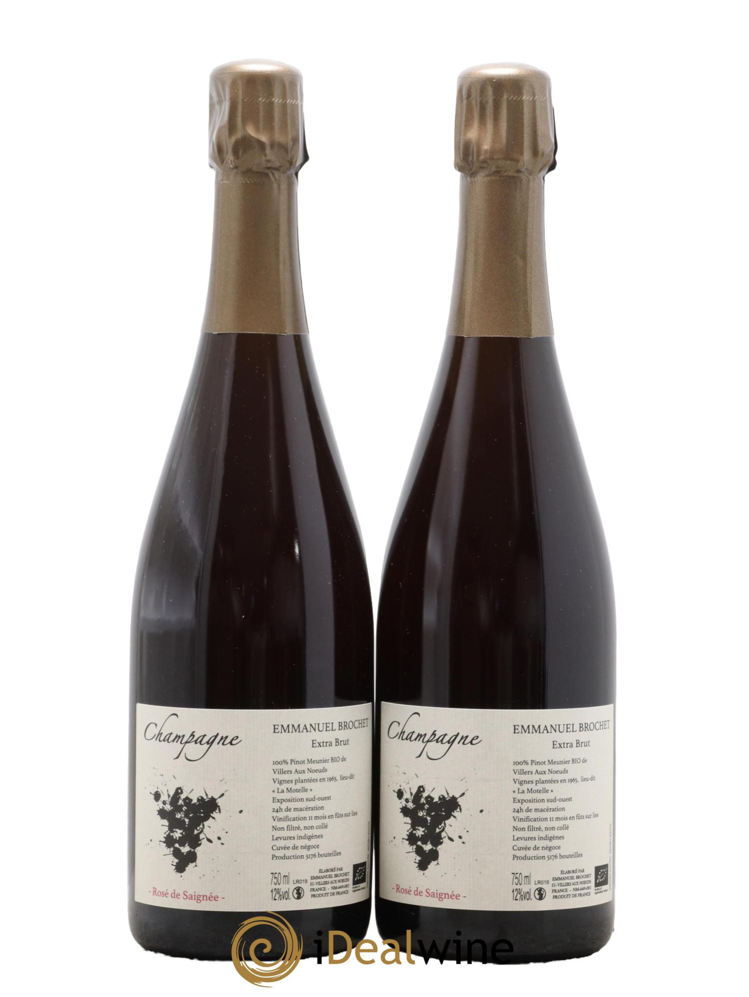 Rosé de Saignée Extra-Brut Emmanuel Brochet - Lot de 2 bouteilles - 0