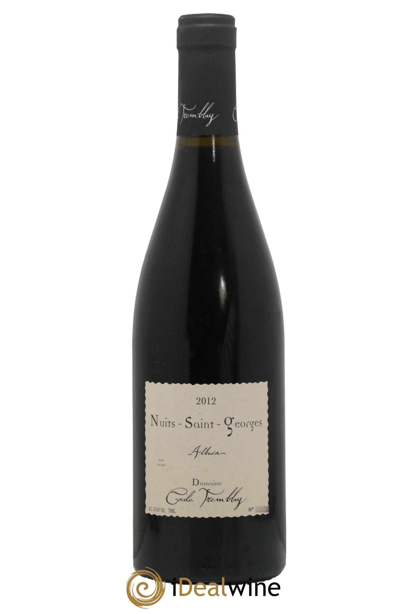 Nuits-Saint-Georges Albuca Cécile Tremblay 2012 - Lot de 1 bouteille - 0