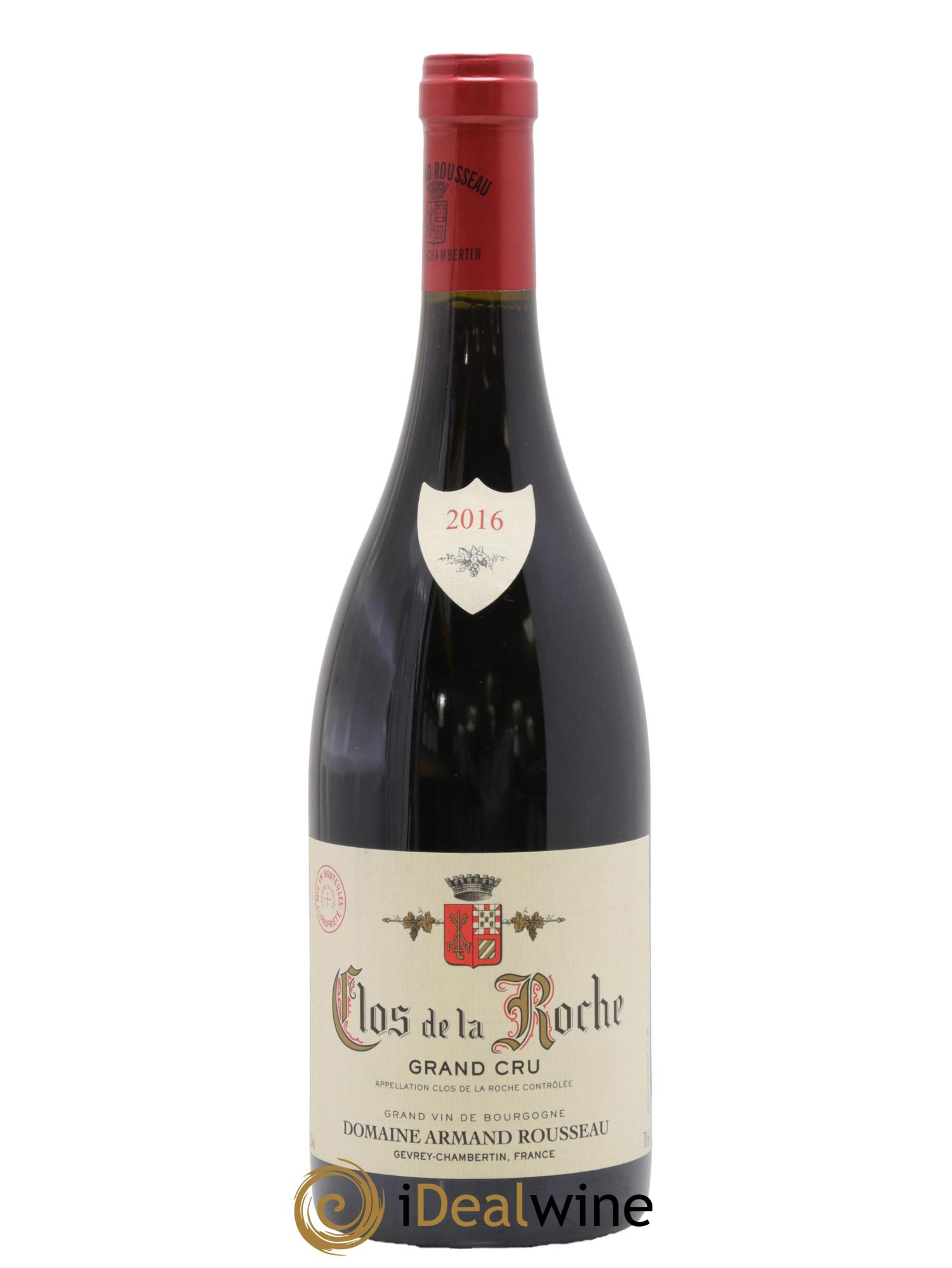 Clos de la Roche Grand Cru Armand Rousseau (Domaine) 2016 - Lot de 1 bouteille - 0