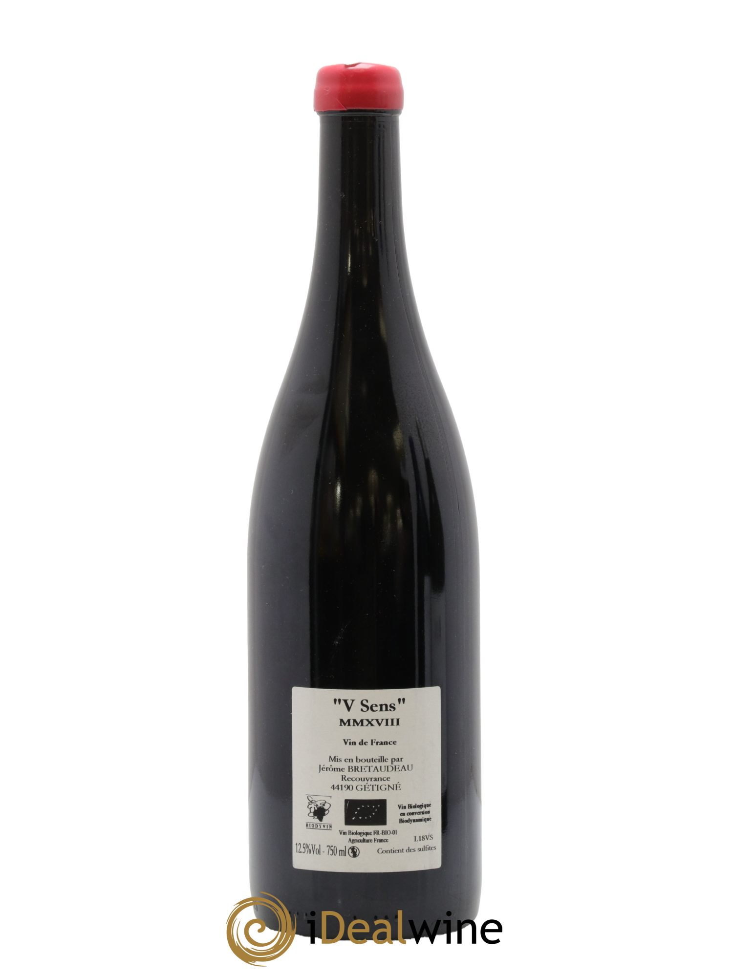 Vin de France V Sens Jérôme Bretaudeau - Domaine de Bellevue 2018 - Lotto di 1 bottiglia - 1