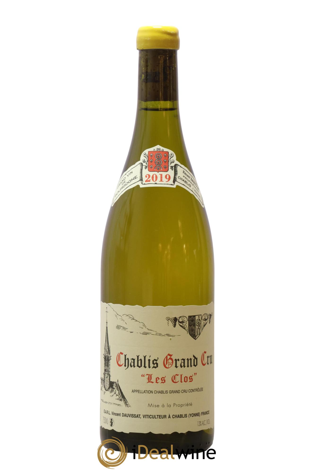 Chablis Grand Cru Les Clos Vincent Dauvissat (Domaine) 2019 - Posten von 1 Flasche - 0