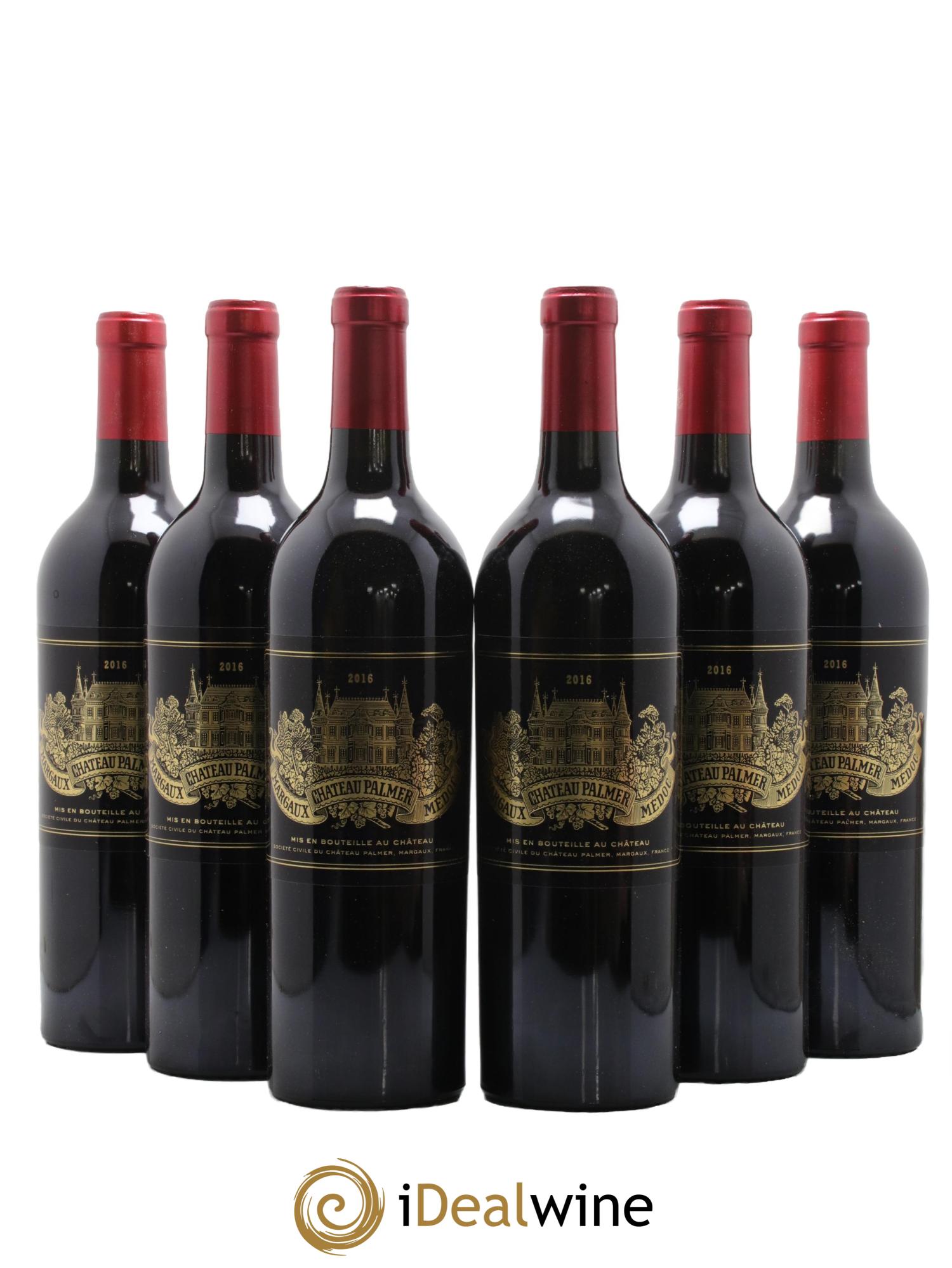 Château Palmer 3ème Grand Cru Classé 2016 - Lot de 6 bouteilles - 0