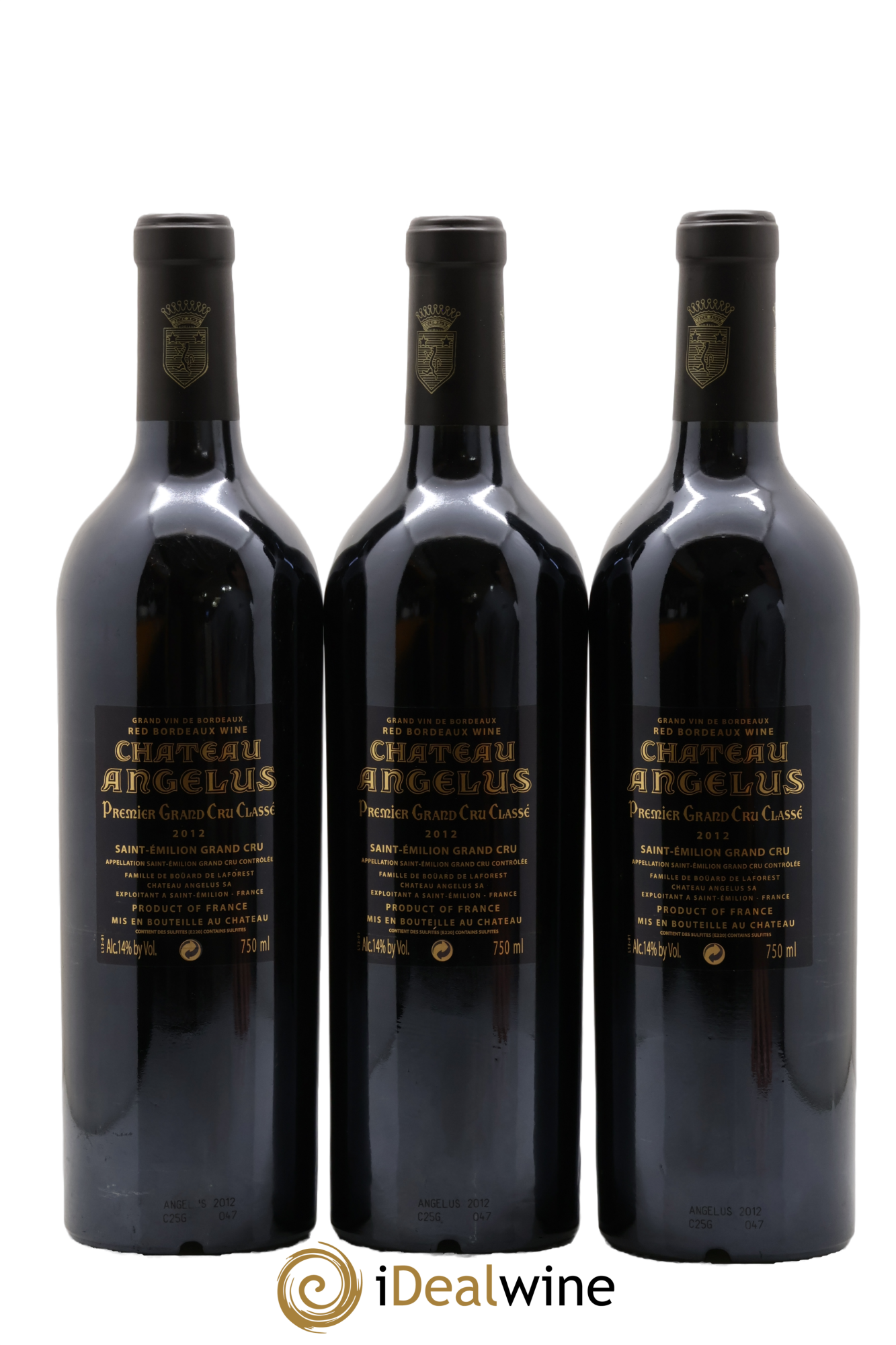 Château Angélus 1er Grand Cru Classé A 2012 - Posten von 6 Flaschen - 4