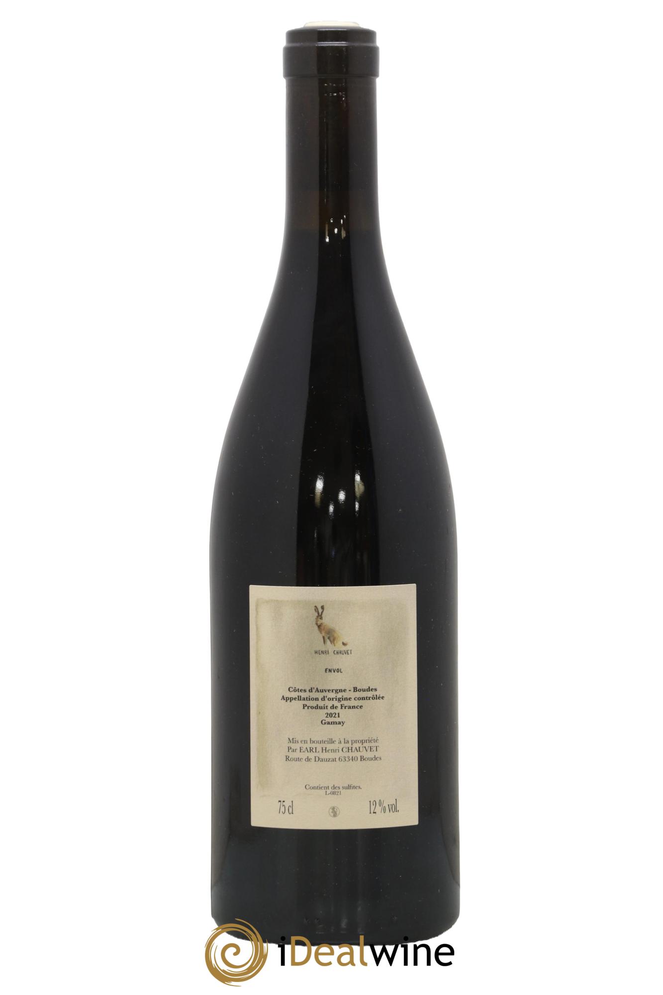 Côtes d'Auvergne Envol Henri Chauvet 2021 - Lot of 1 bottle - 1