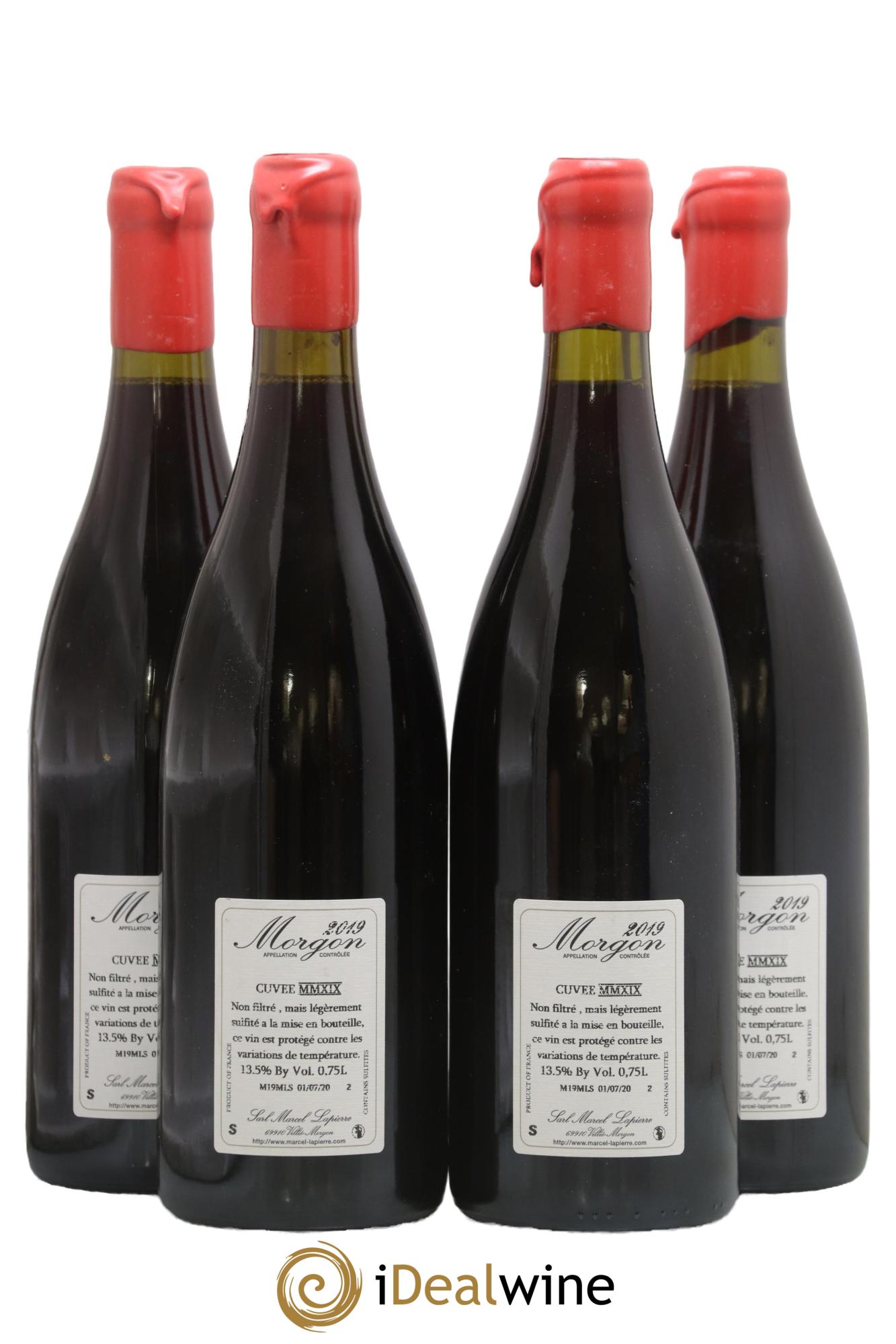 Morgon Cuvée Marcel Lapierre Marcel Lapierre (Domaine) 2019 - Lot de 4 bouteilles - 1