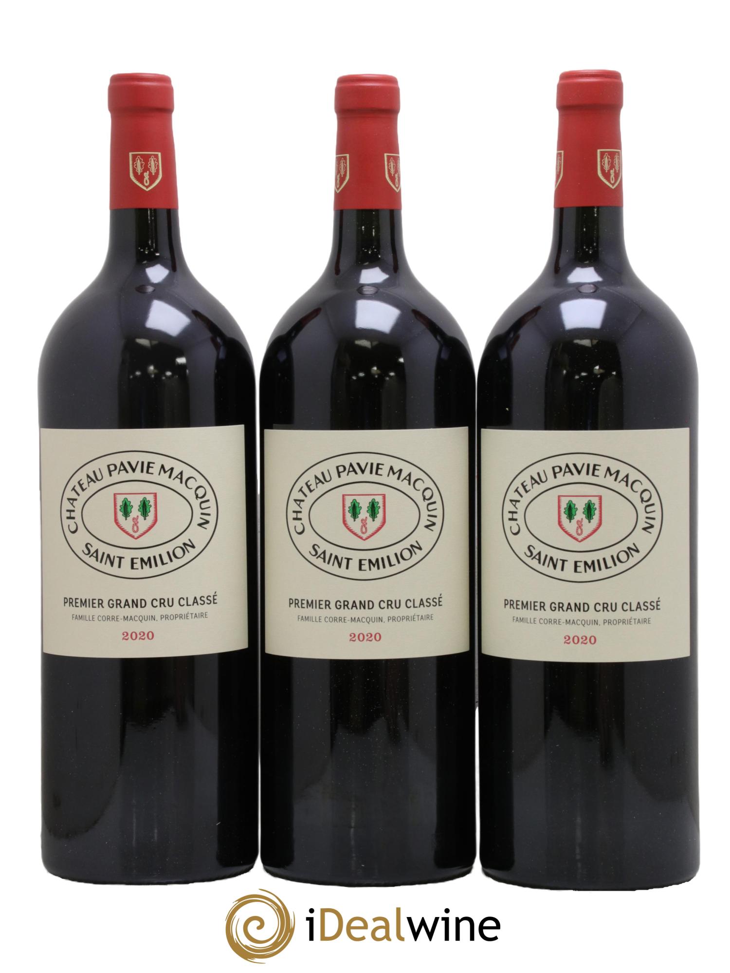 Château Pavie Macquin 1er Grand Cru Classé B 2020 - Lot de 3 magnums - 0