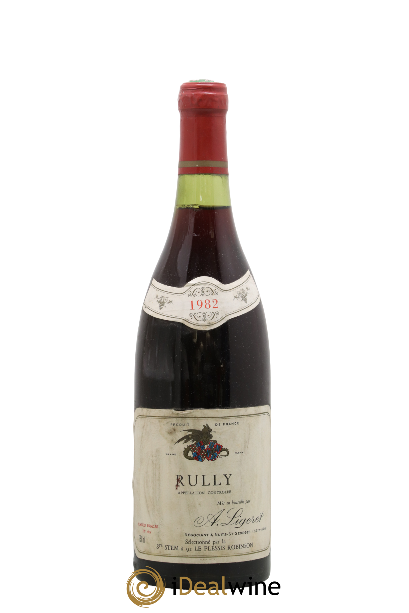 Rully A. Ligneret 1982 - Lot de 1 bouteille - 0