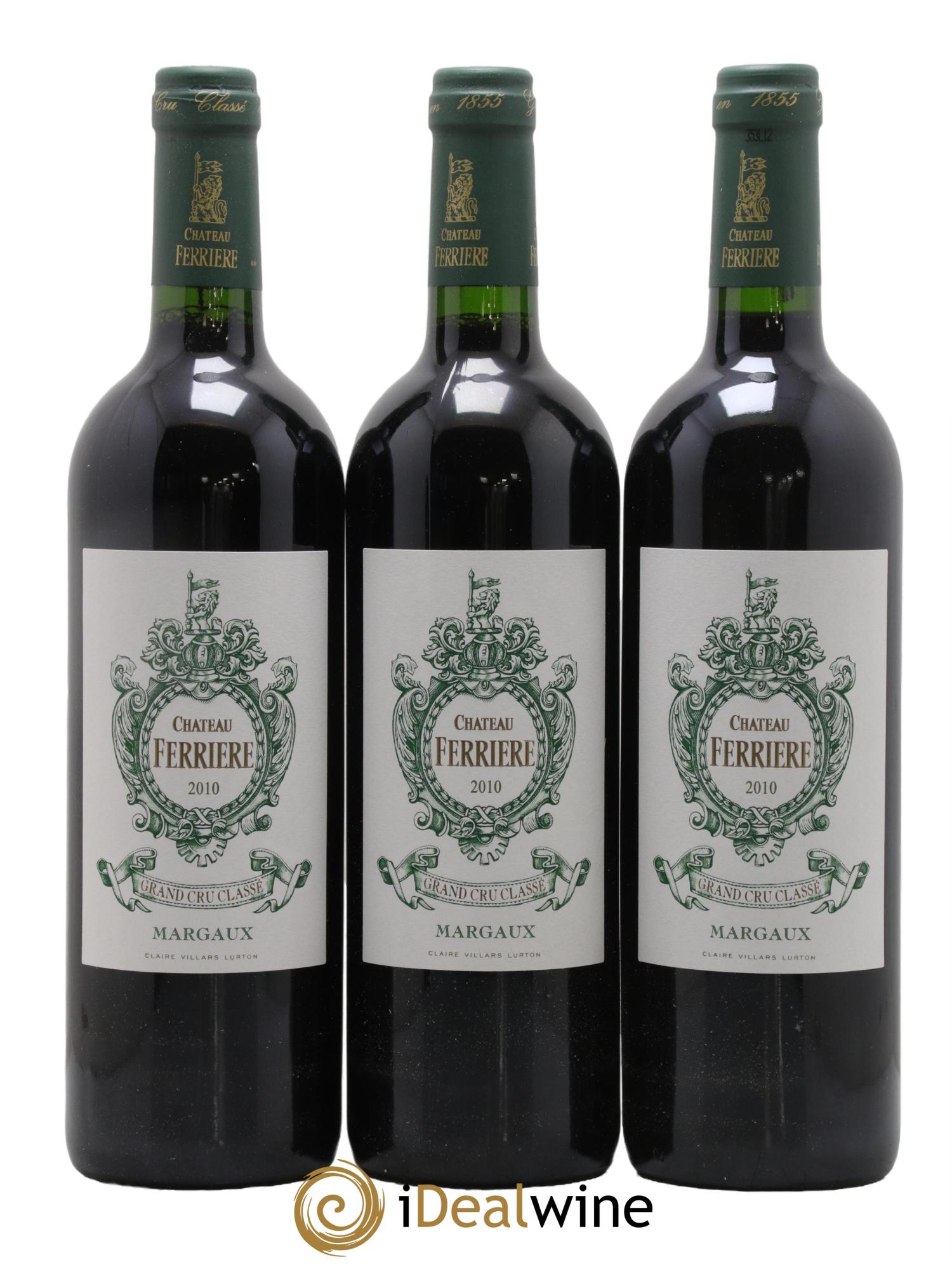 Château Ferrière 3ème Grand Cru Classé 2010 - Lot de 6 bouteilles - 2