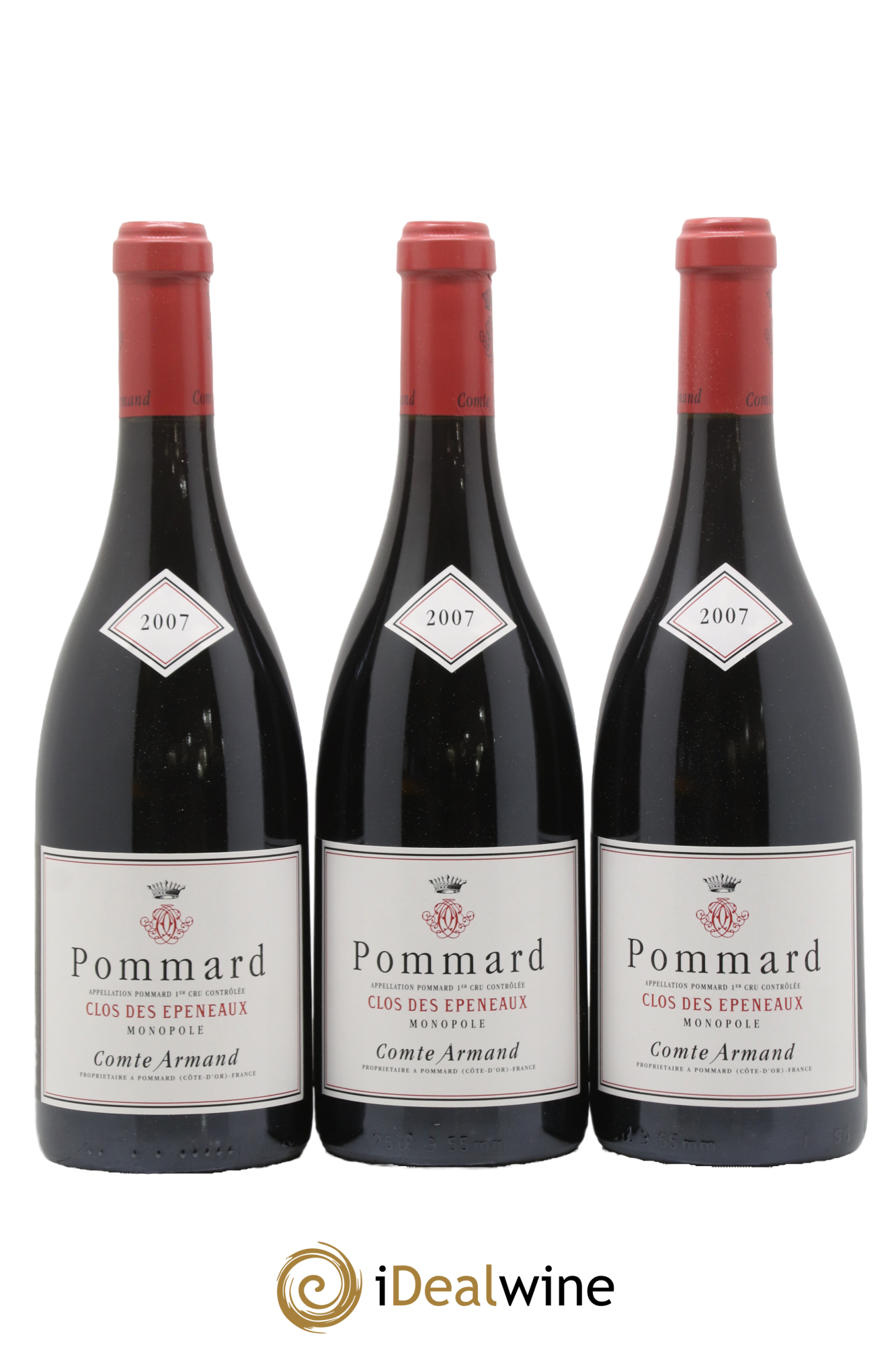 Pommard 1er Cru Clos des Epeneaux Comte Armand 2007 - Lot de 6 bouteilles - 1