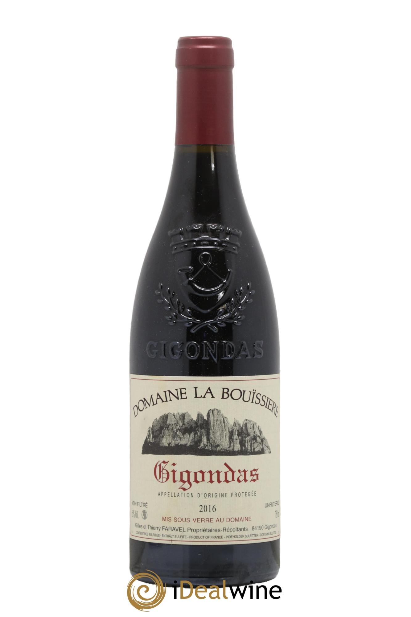 Gigondas La Bouïssière 2016 - Lot de 1 bouteille - 0