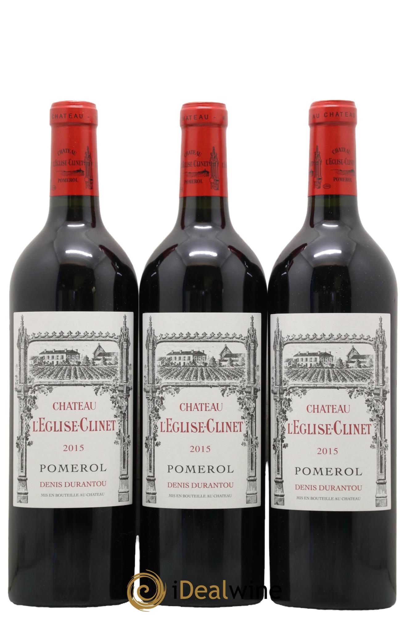 Château l' Église Clinet 2015 - Lot de 6 bouteilles - 1