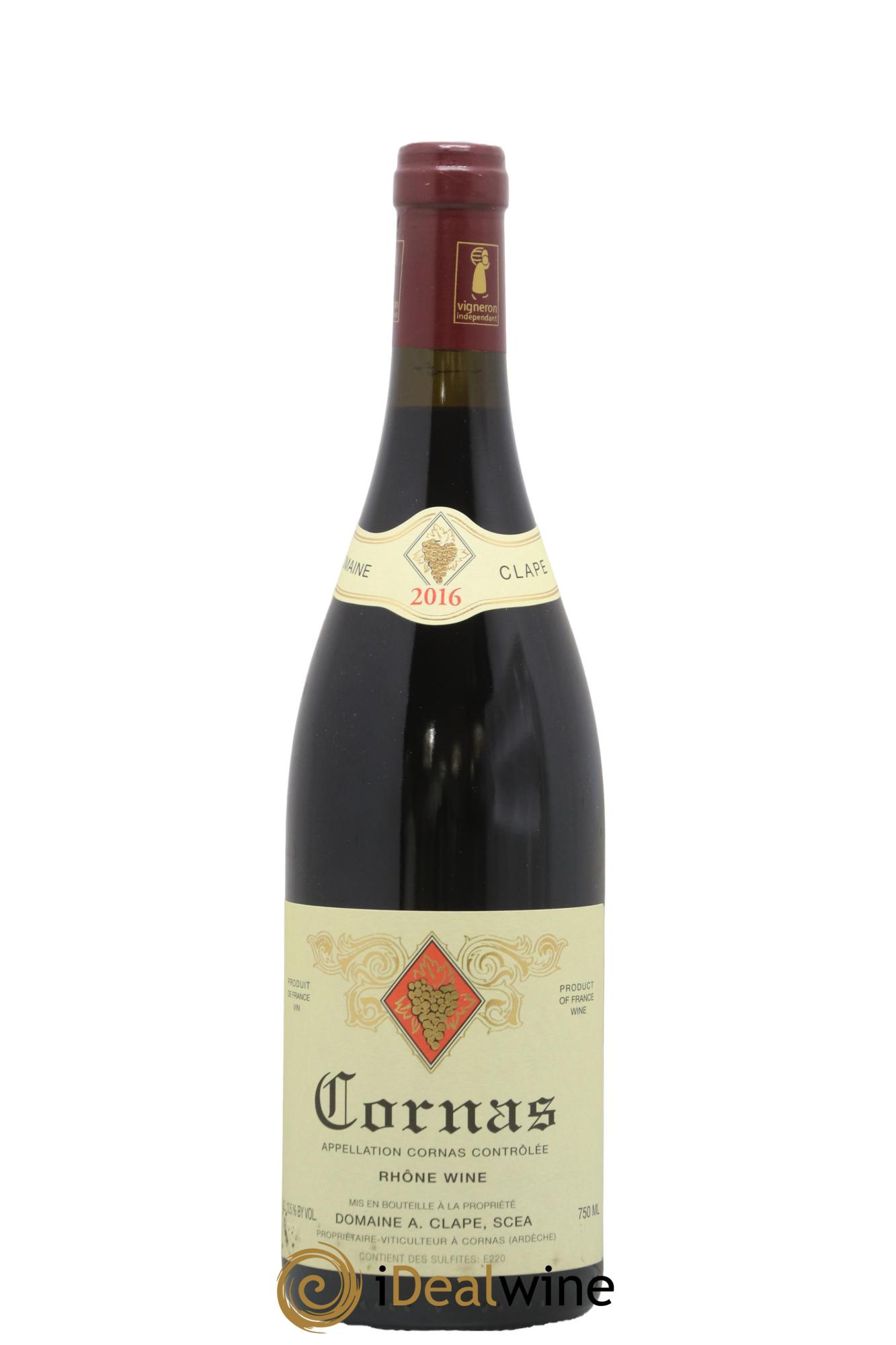Cornas Auguste Clape 2016 - Lot of 1 bottle - 0
