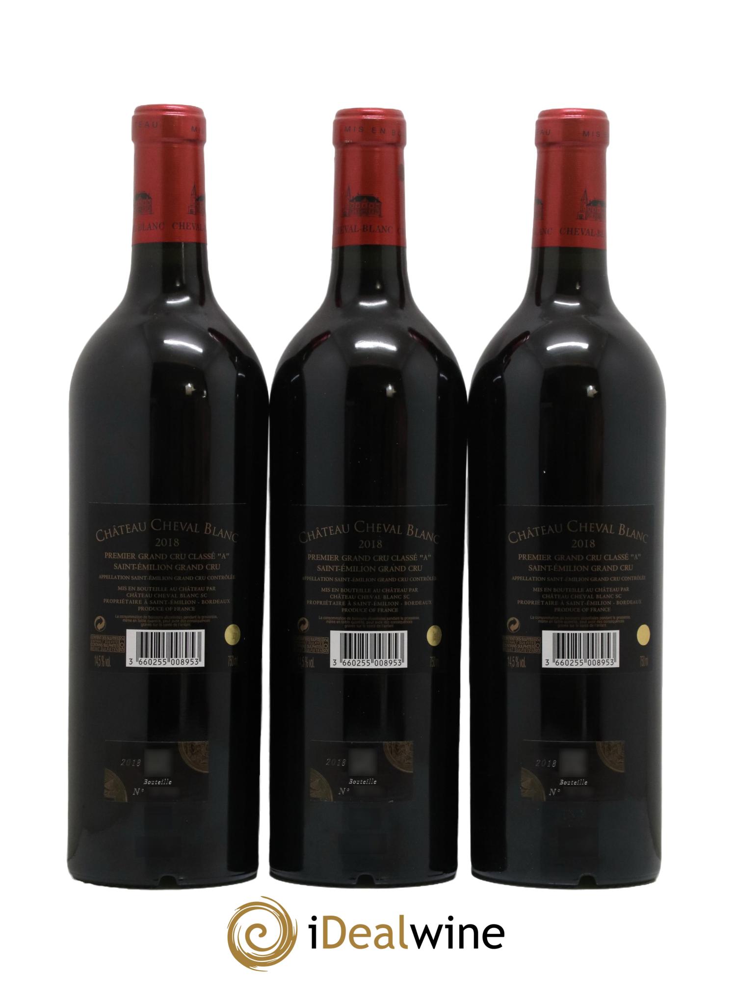Château Cheval Blanc 1er Grand Cru Classé A 2018 - Lot de 6 bouteilles - 4