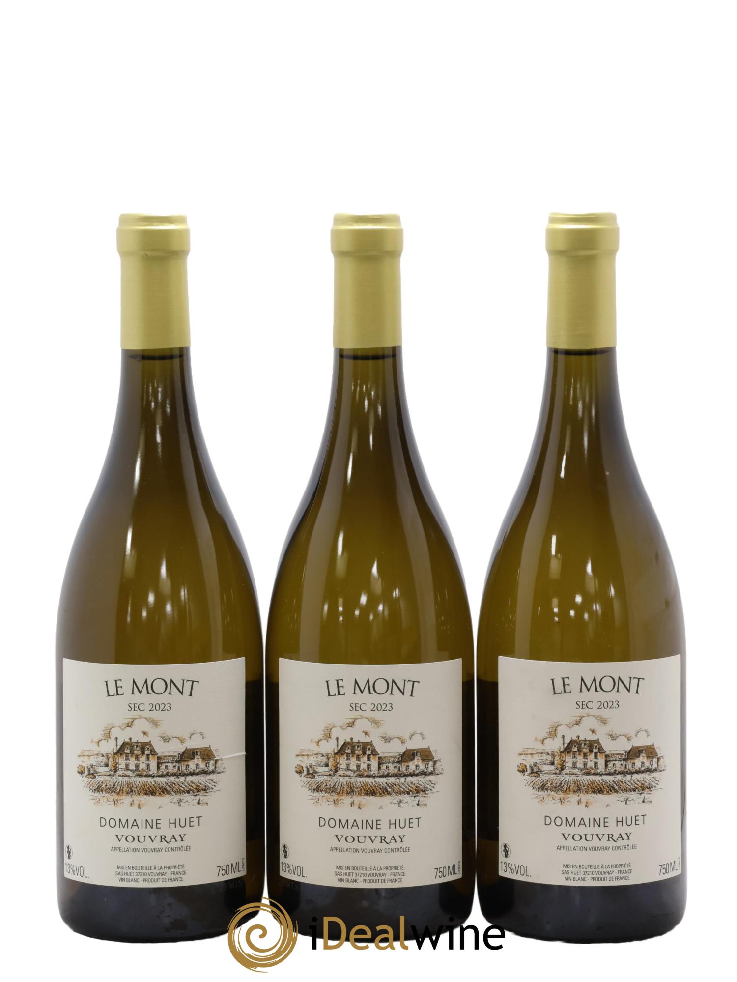 Vouvray Le Mont Sec Domaine Huet 2023 - Lot de 3 bouteilles - 0