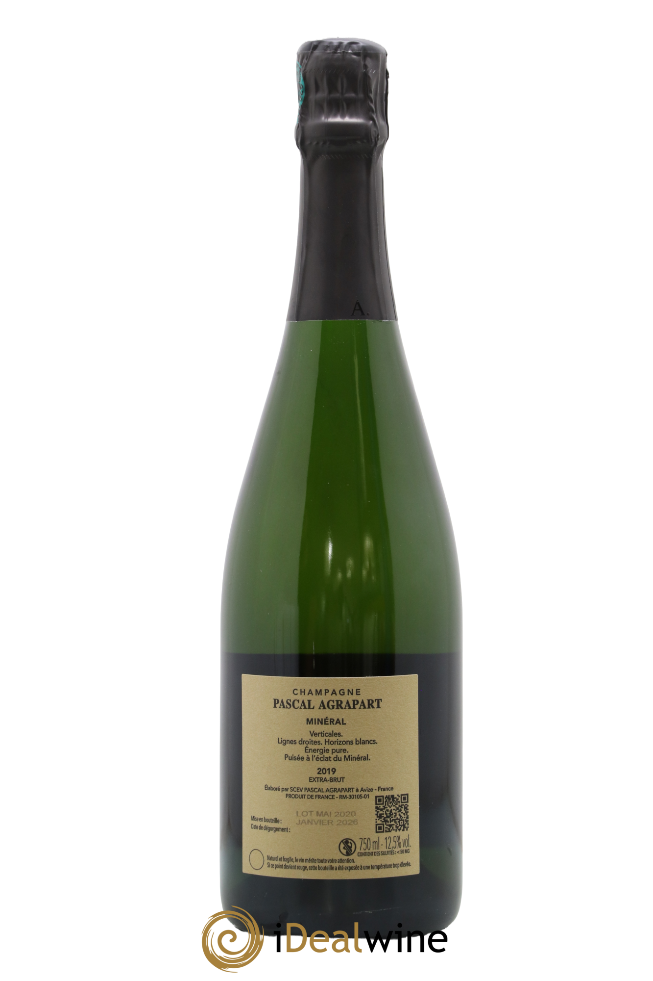Minéral Blanc de Blancs Extra-Brut Agrapart & Fils 2019 - Lot de 1 bouteille - 1