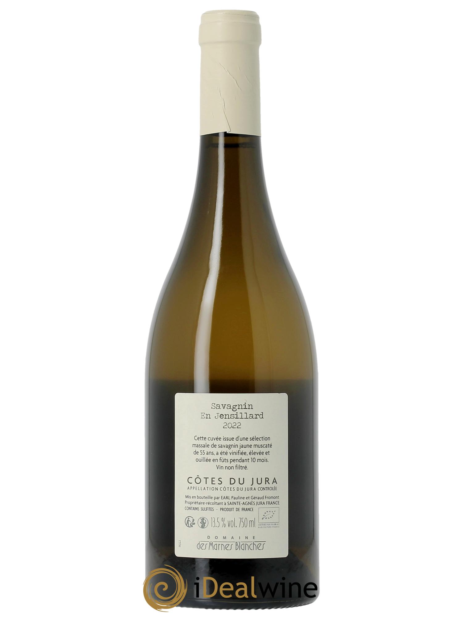 Côtes du Jura En Jensillard Marnes Blanches (Domaine des) 2022 - Lot of 1 bottle - 1