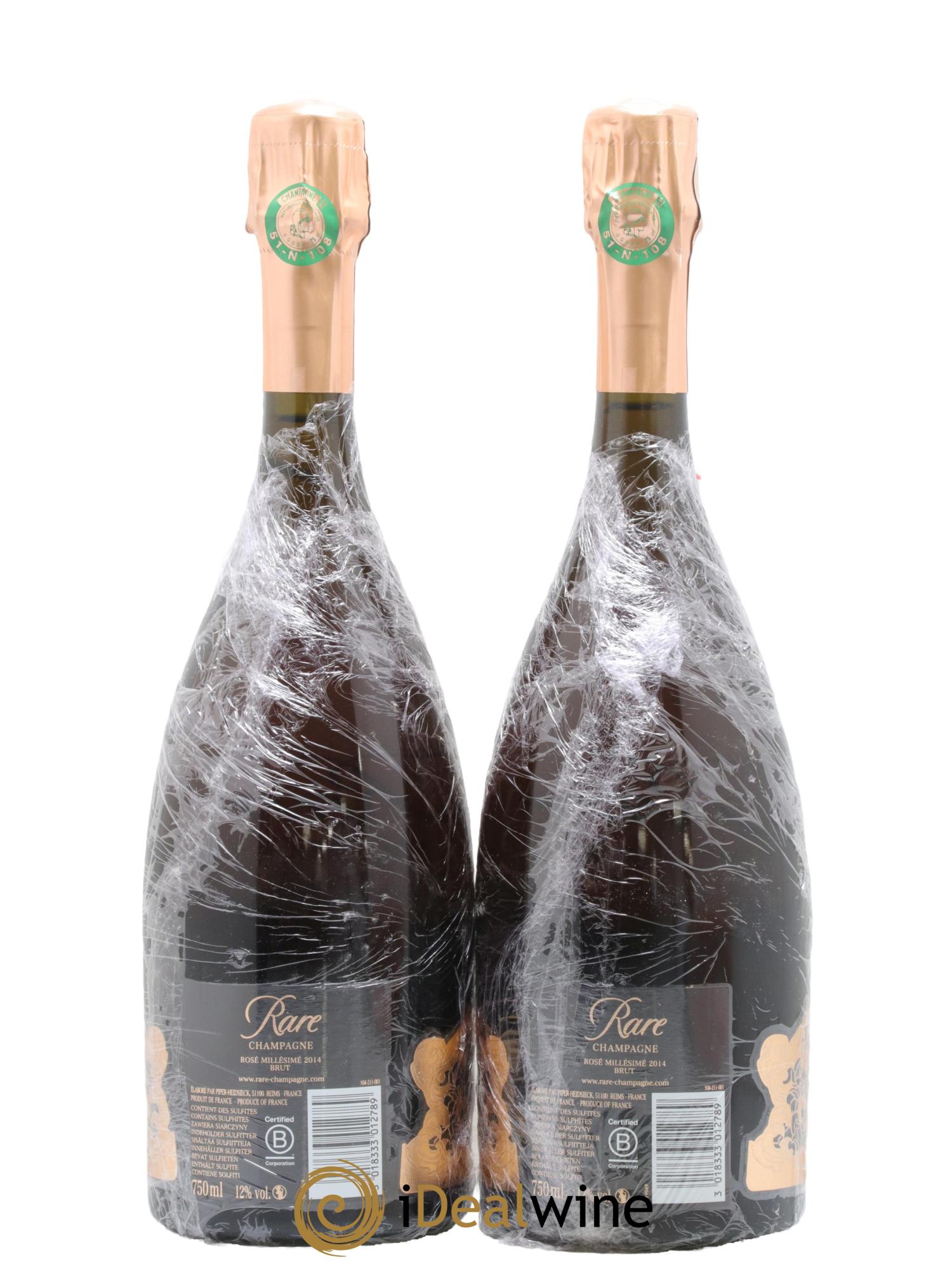Rare Piper Heidsieck 2014 - Lotto di 2 bottiglie - 1