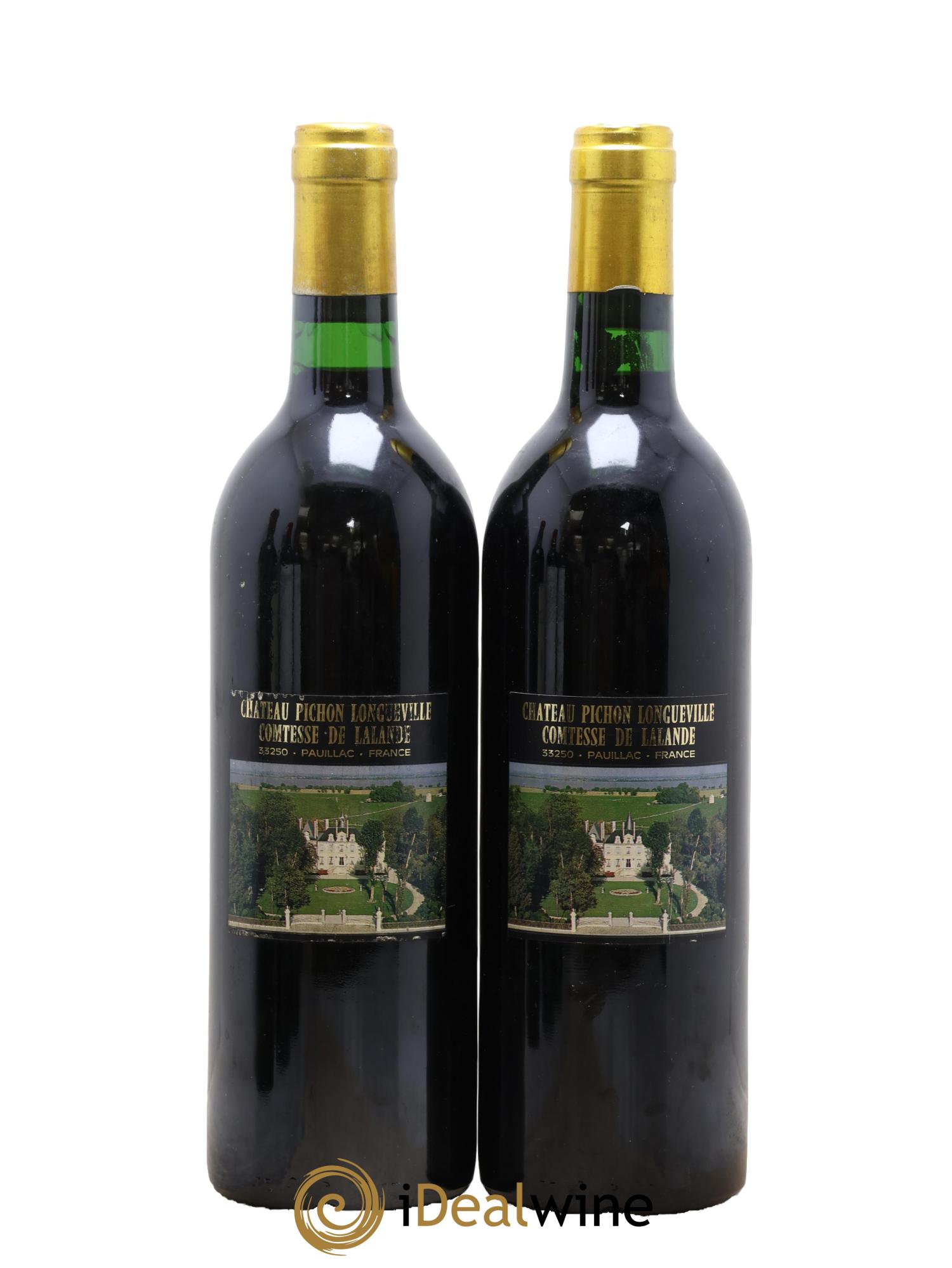 Château Pichon Longueville Comtesse de Lalande 2ème Grand Cru Classé 1990 - Lotto di 2 bottiglie - 1