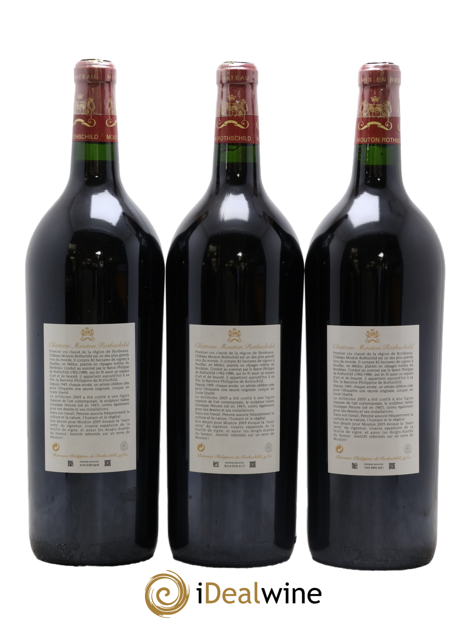 Château Mouton Rothschild 1er Grand Cru Classé 2005 - Lot of 6 magnums - 4