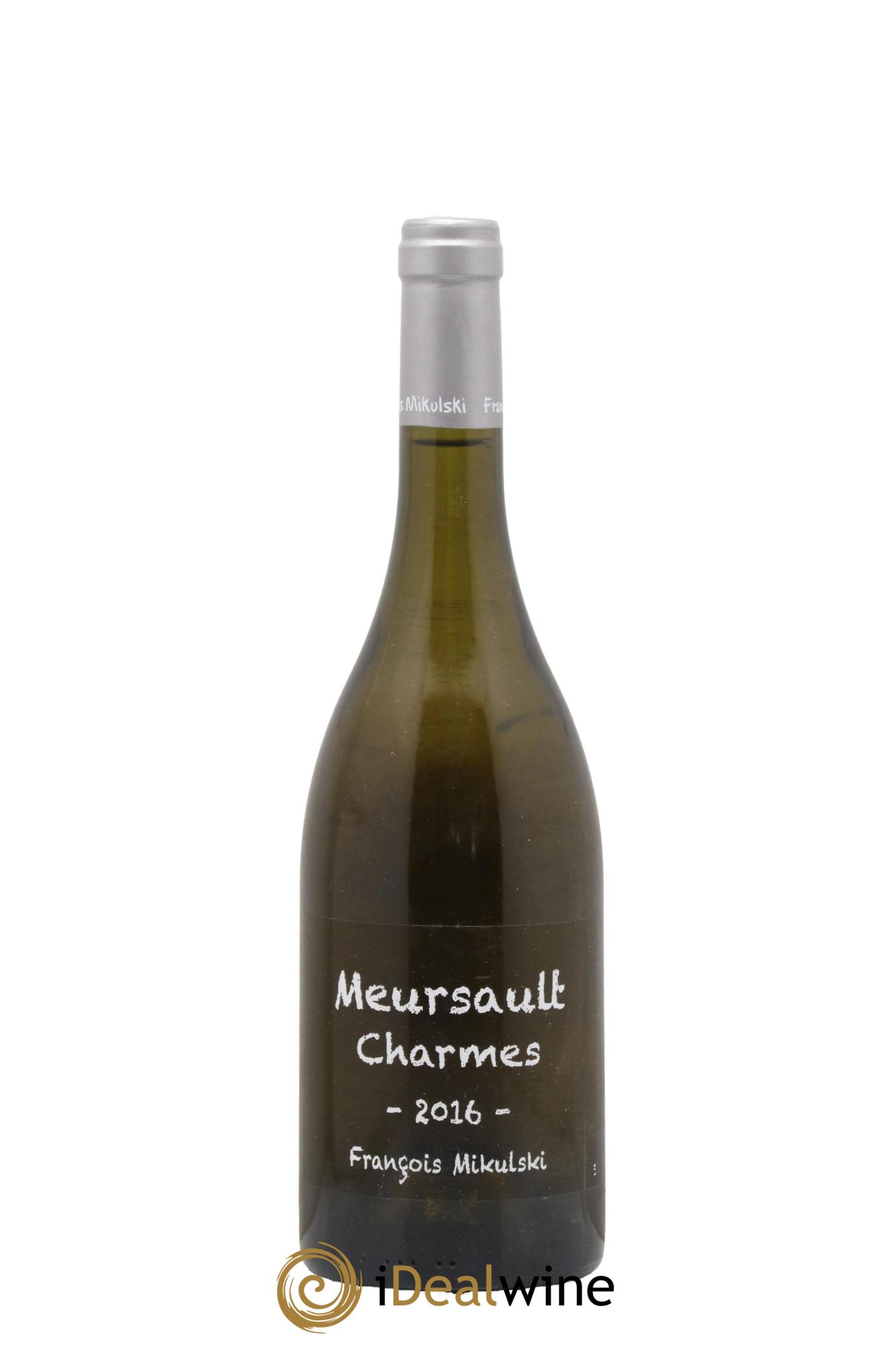 Meursault 1er Cru Charmes François Mikulski 2016 - Lot de 1 bouteille - 0