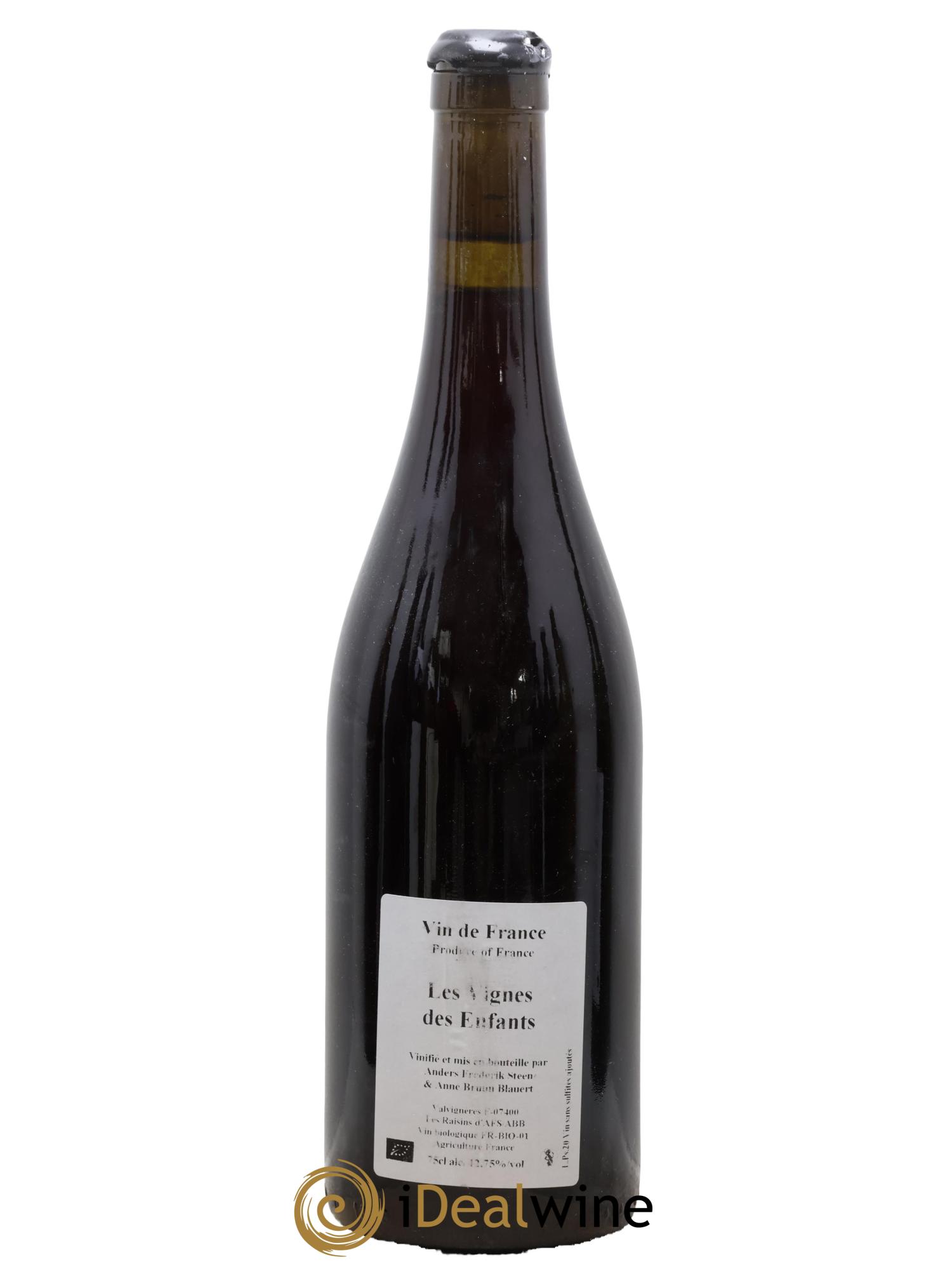 Vin de France Les Vignes Des Enfants Anders Frederik Steen 2020 - Lot de 1 bouteille - 0