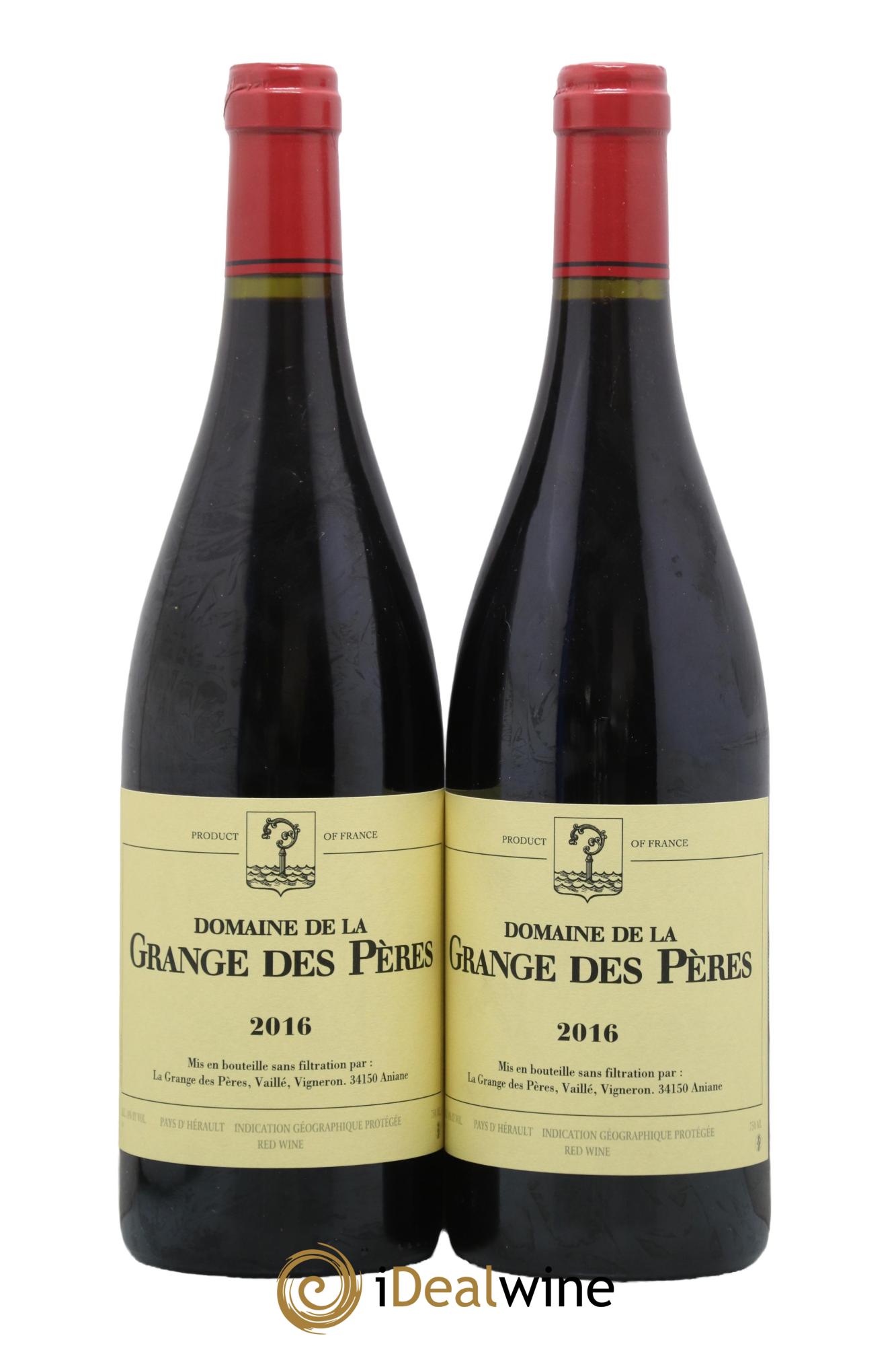 Pays d'Hérault Grange des Pères Laurent Vaillé 2016 - Lot de 2 bouteilles - 0