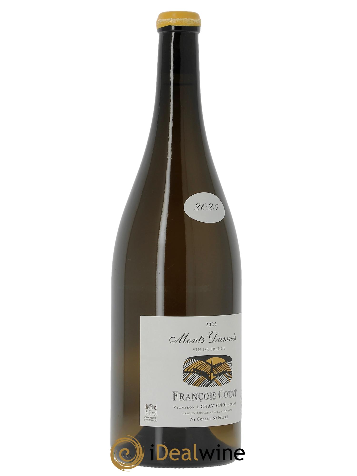 Vin de France (anciennement Sancerre) Les Monts Damnés François Cotat 2025 - Lote de 1 Magnum - 2