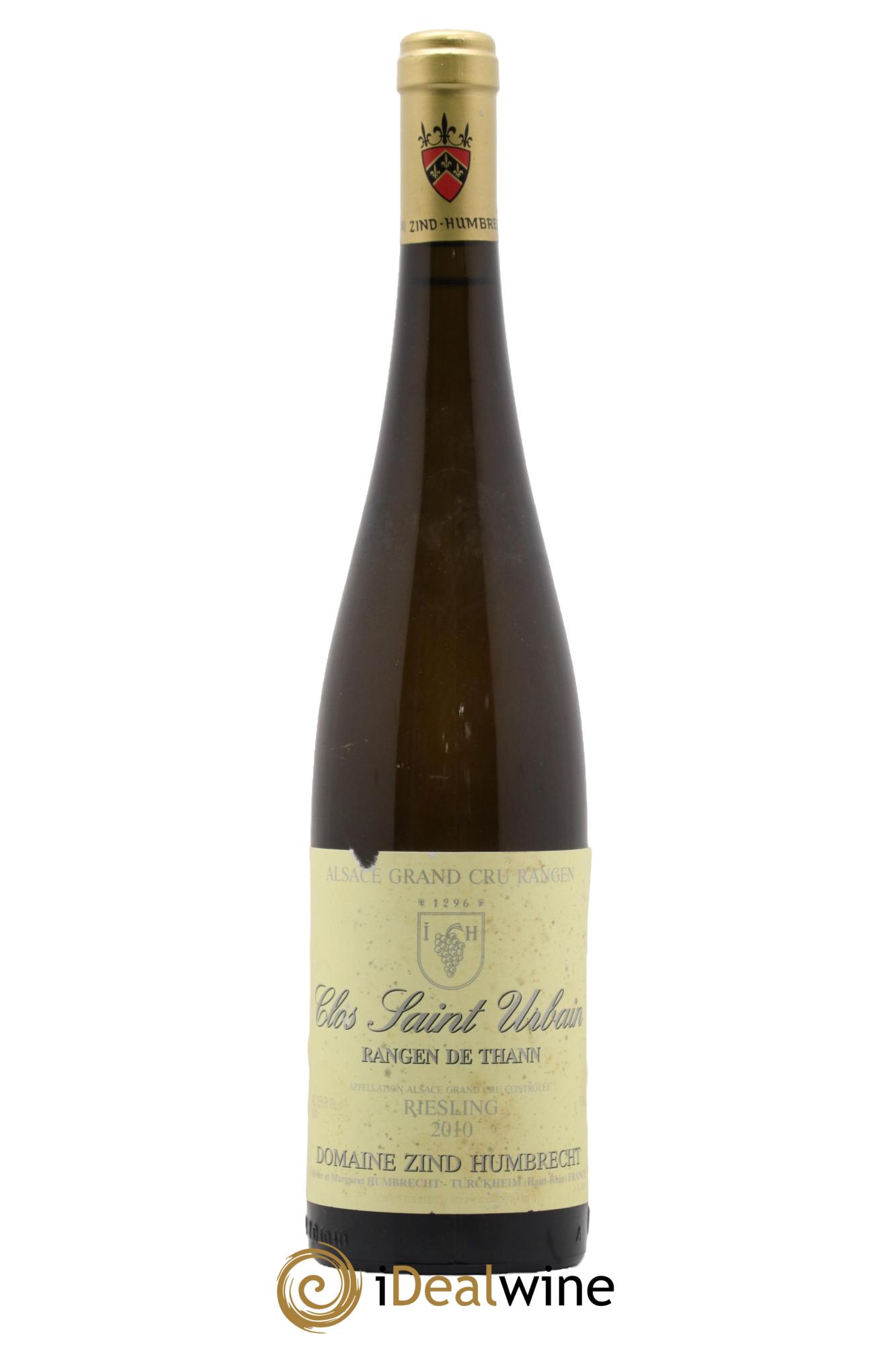 Alsace Riesling Grand Cru Rangen de Thann Clos Saint Urbain Zind-Humbrecht (Domaine) 2010 - Posten von 1 Flasche - 0