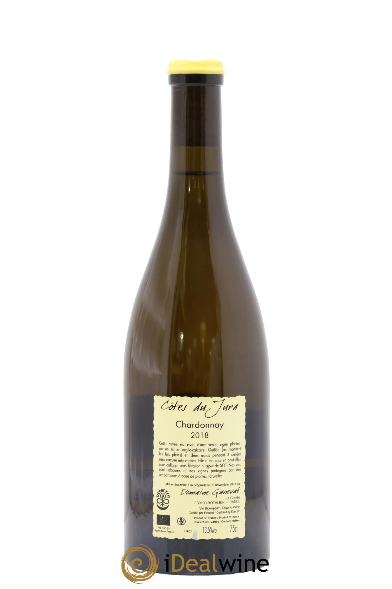 Côtes du Jura Les Chamois du Paradis Jean-François Ganevat (Domaine) 2018 - Lot de 1 bouteille - 1