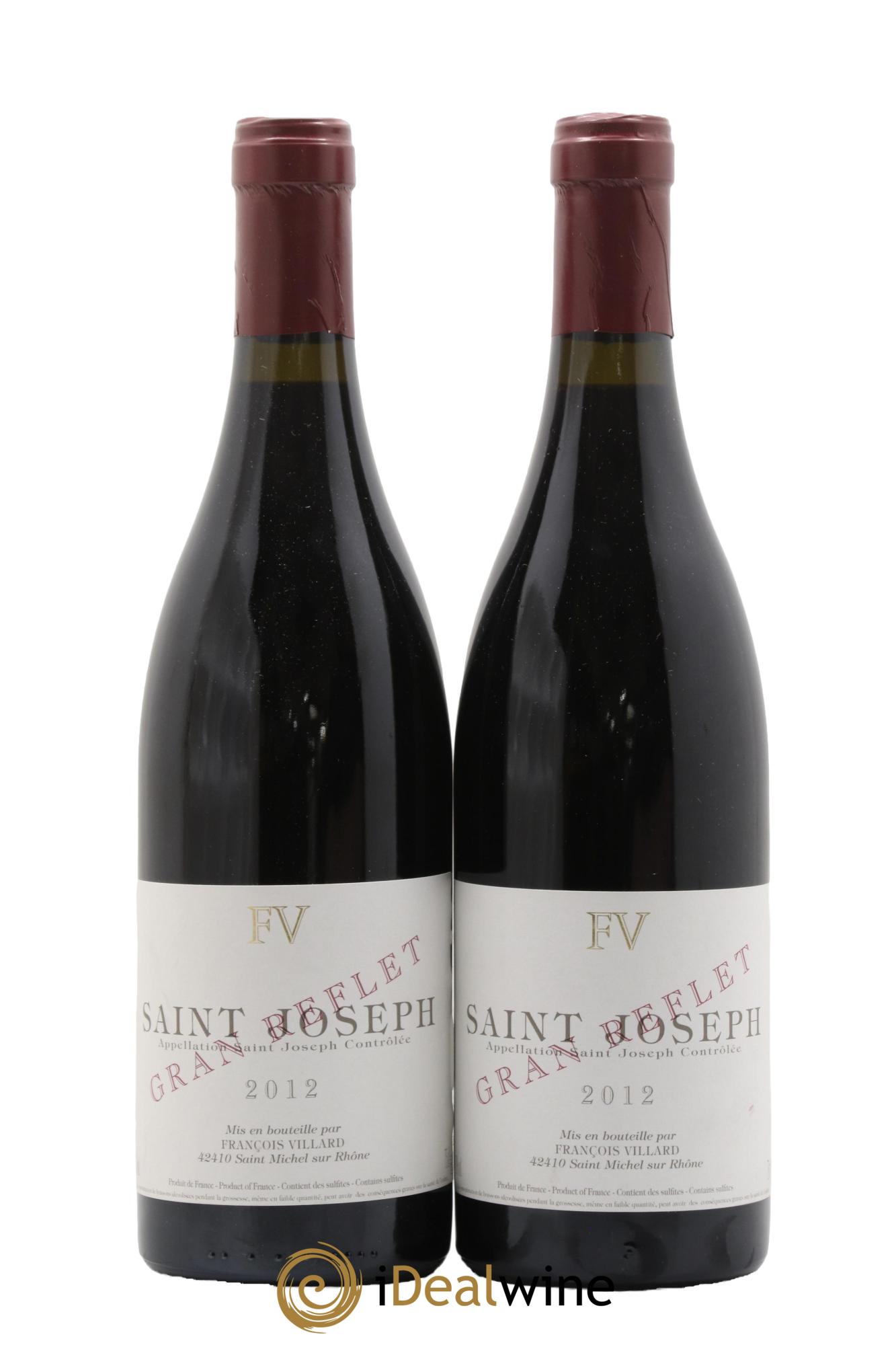 Saint-Joseph Gran Reflet François Villard 2012 - Lot de 2 bouteilles - 0