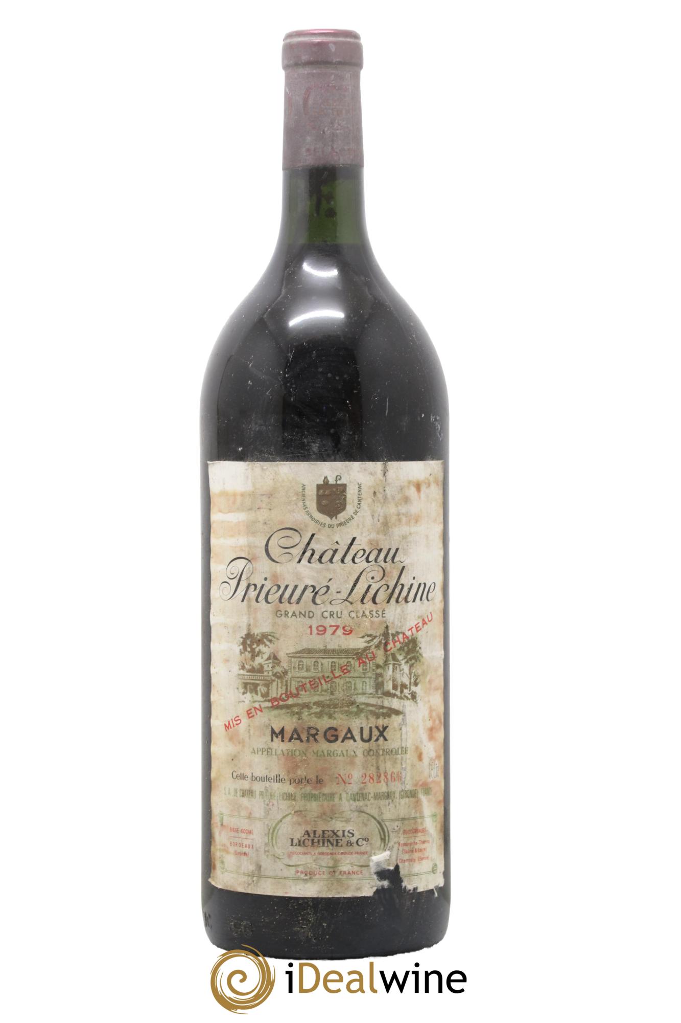 Château Prieuré Lichine 4ème Grand Cru Classé 1979 - Lot de 1 magnum - 0