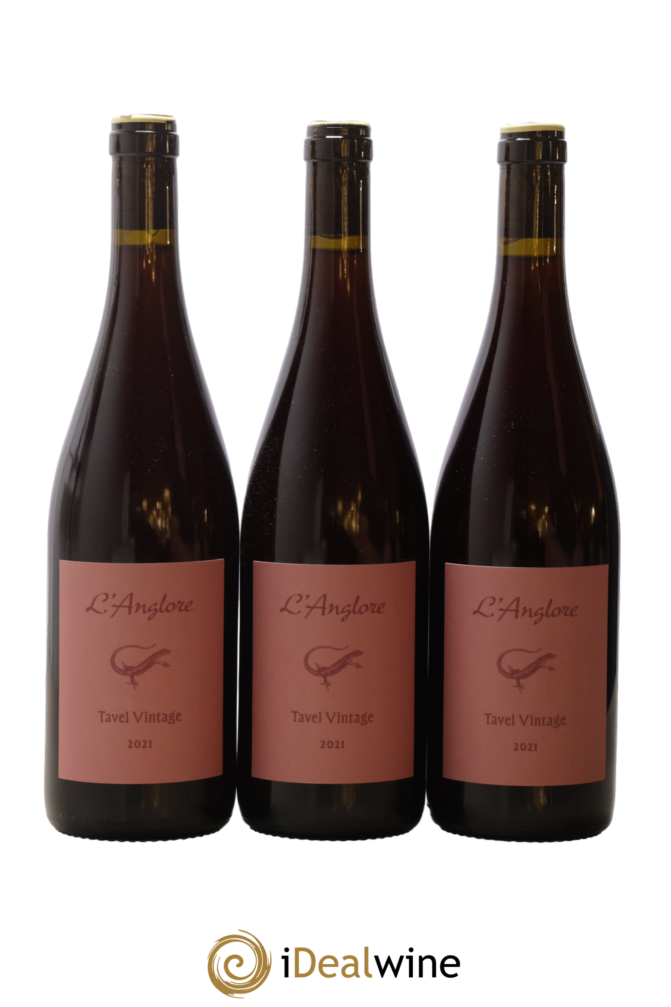 Tavel Vintage L'Anglore 2021 - Lot de 3 bouteilles - 0