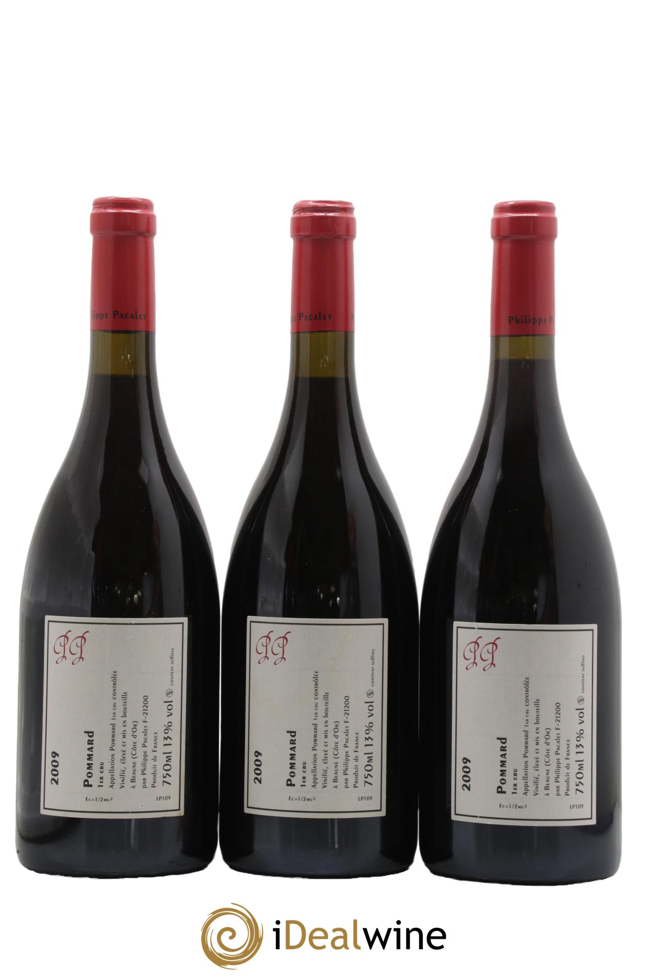 Pommard 1er Cru Philippe Pacalet 2009 - Lot de 3 bouteilles - 1