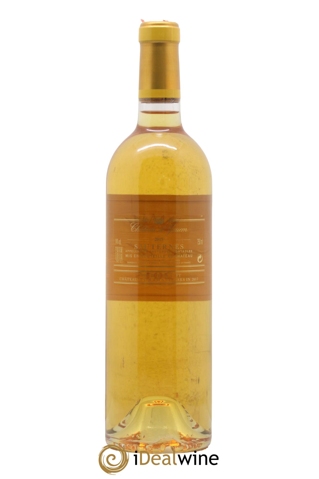 Château d' Yquem 1er Cru Classé Supérieur 2015 - Lot of 1 bottle - 2