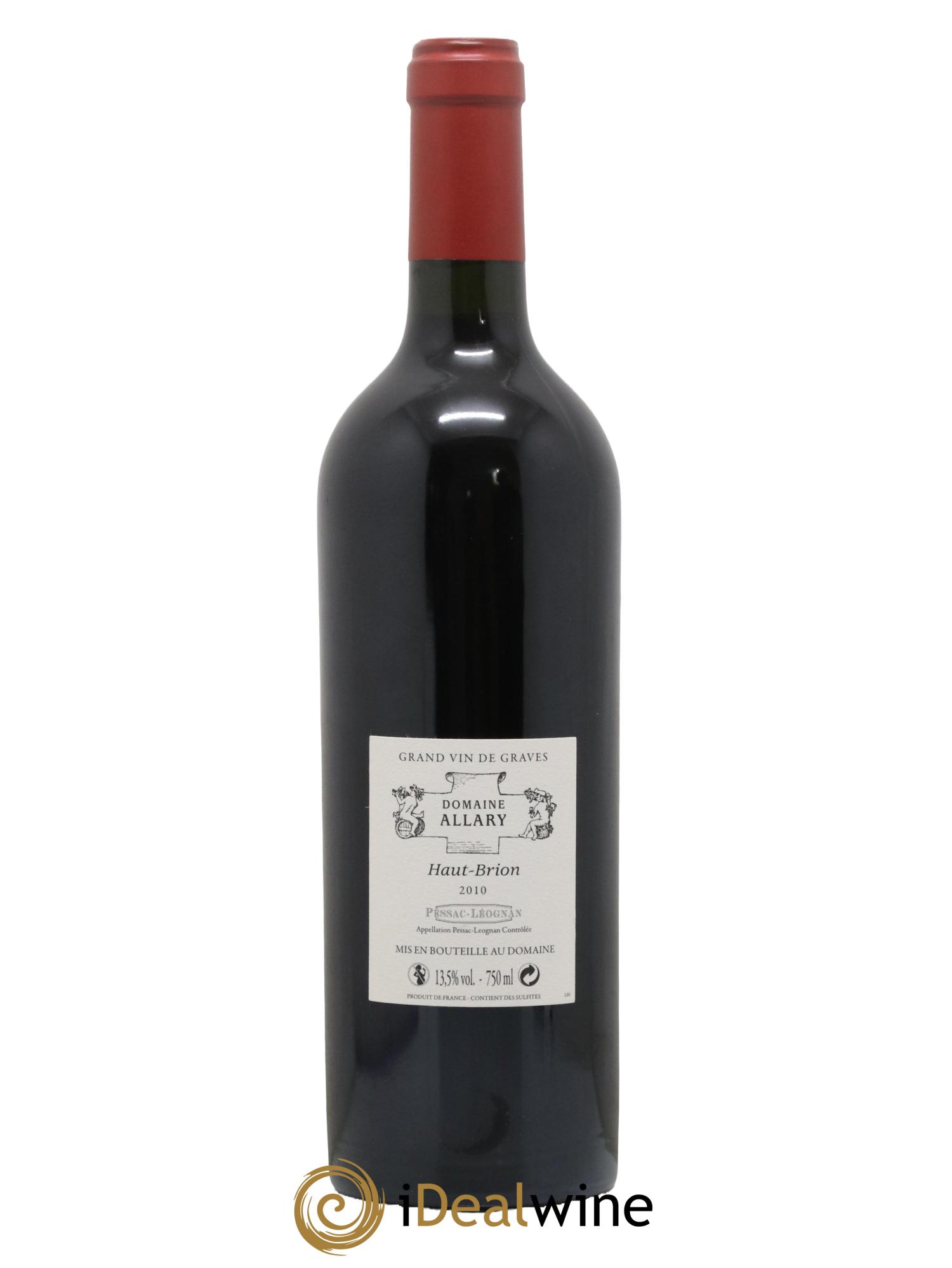 Domaine Allary Haut-Brion  2010 - Lotto di 1 bottiglia - 1
