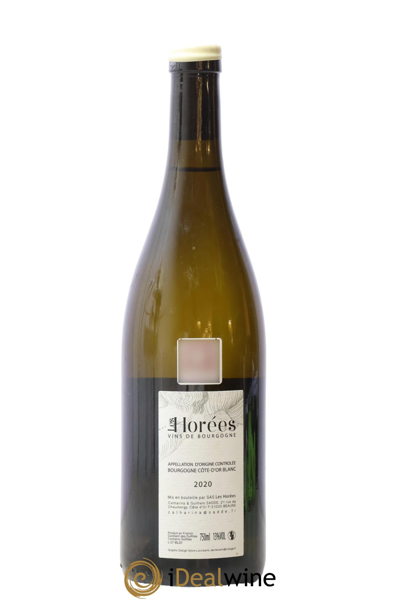 Bourgogne  Aganippe Les Horées 2020 - Lot de 1 bouteille - 1