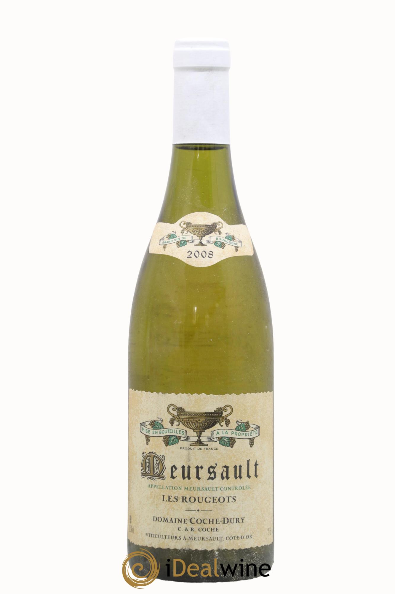 Meursault Les Rougeots Coche Dury (Domaine) 2008 - Lot de 1 bouteille - 0