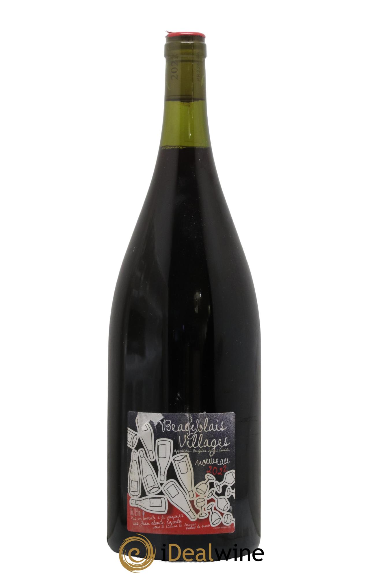 Beaujolais Village Nouveau Jean Claude Lapalu 2022 - Posten von 1 Magnum - 0