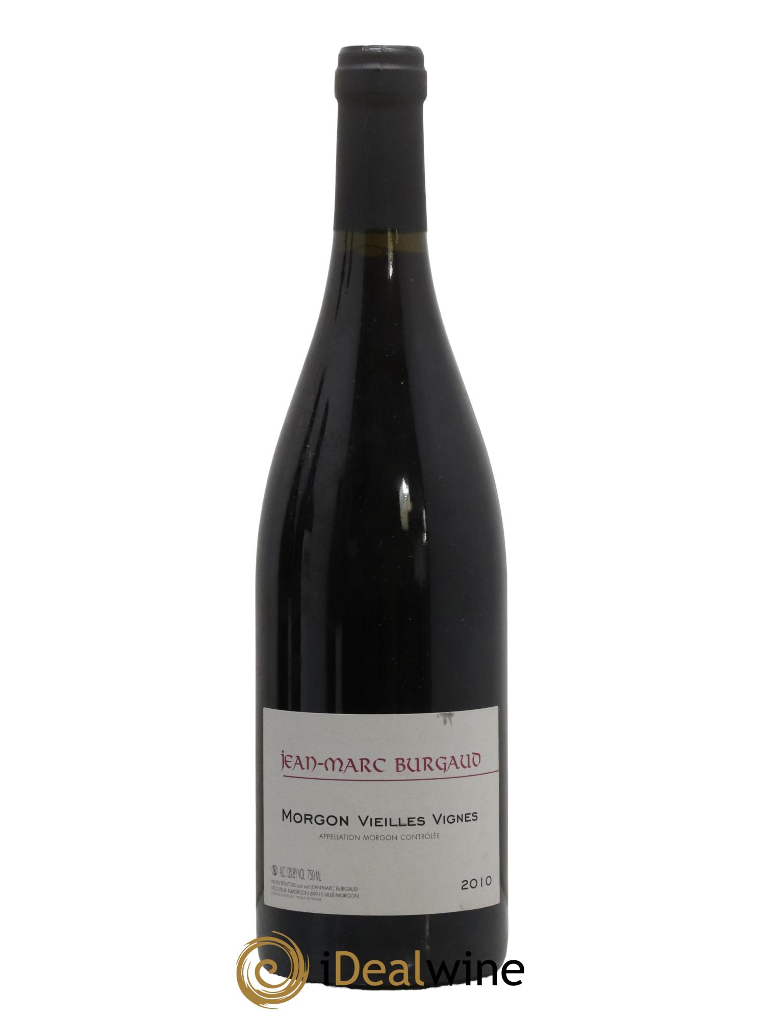 Morgon Vieilles Vignes Jean-Marc Burgaud 2010 - Lot de 1 bouteille - 0